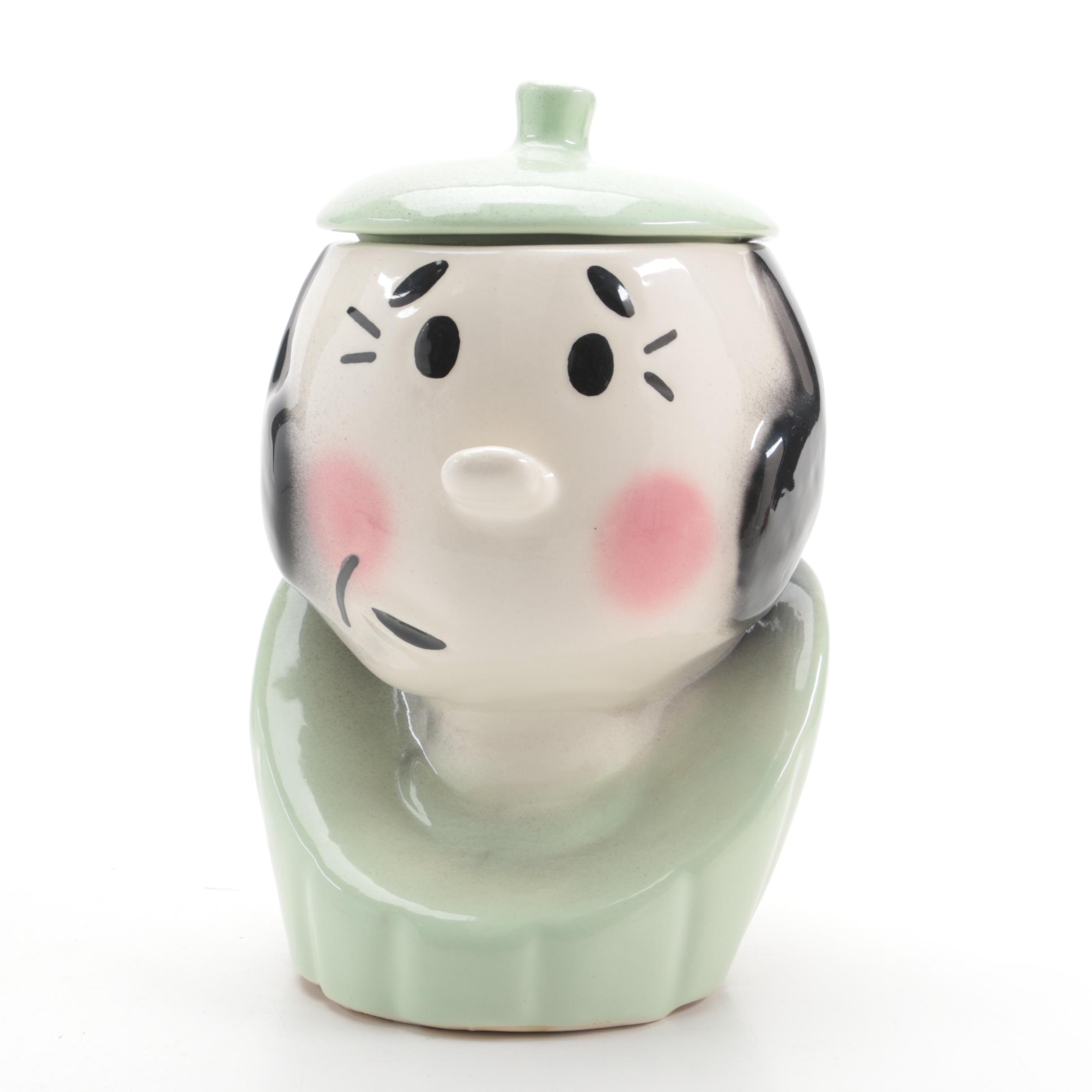 "Popeye" and "Olive Oyl" Ceramic Cookie Jars and Coffee Mug