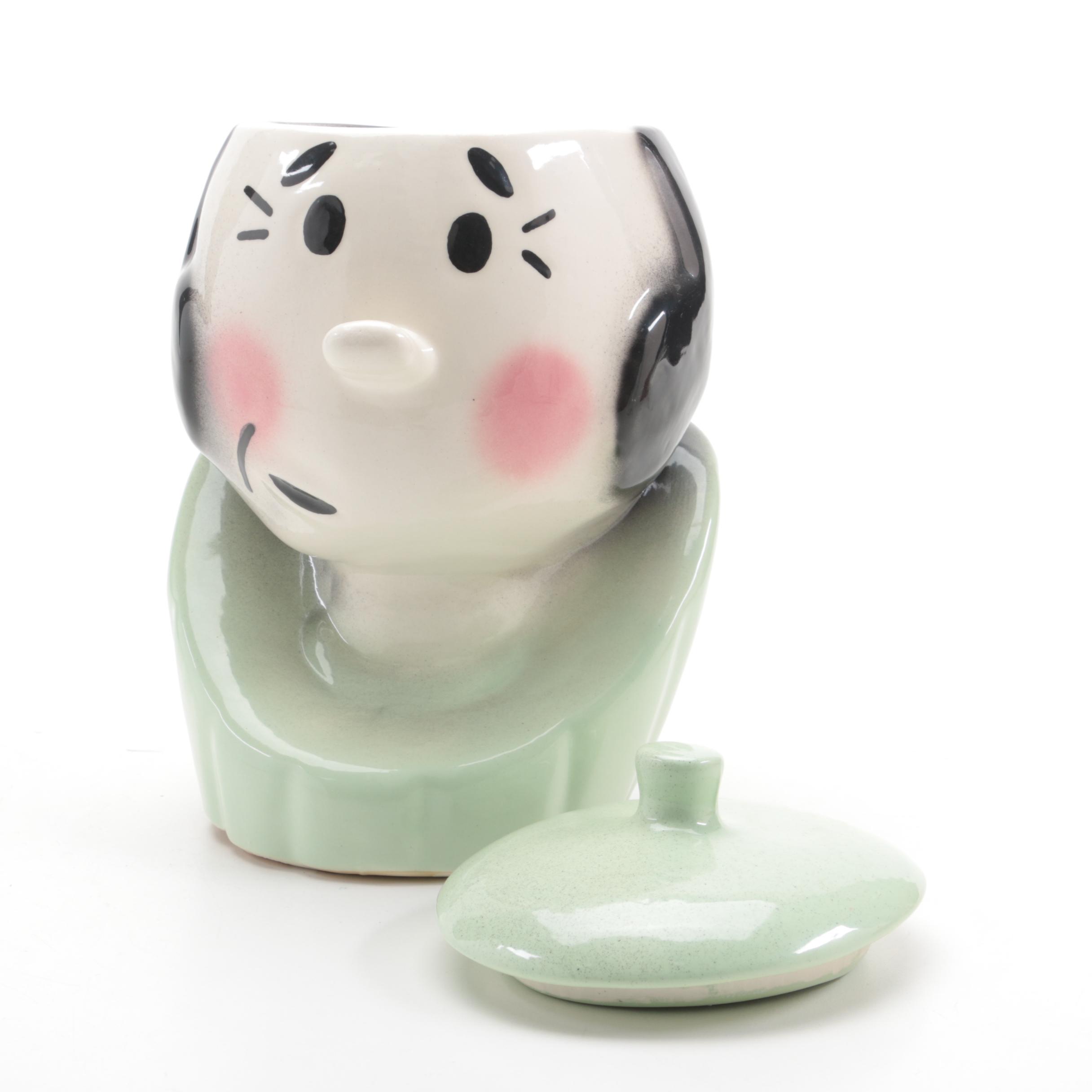 "Popeye" and "Olive Oyl" Ceramic Cookie Jars and Coffee Mug