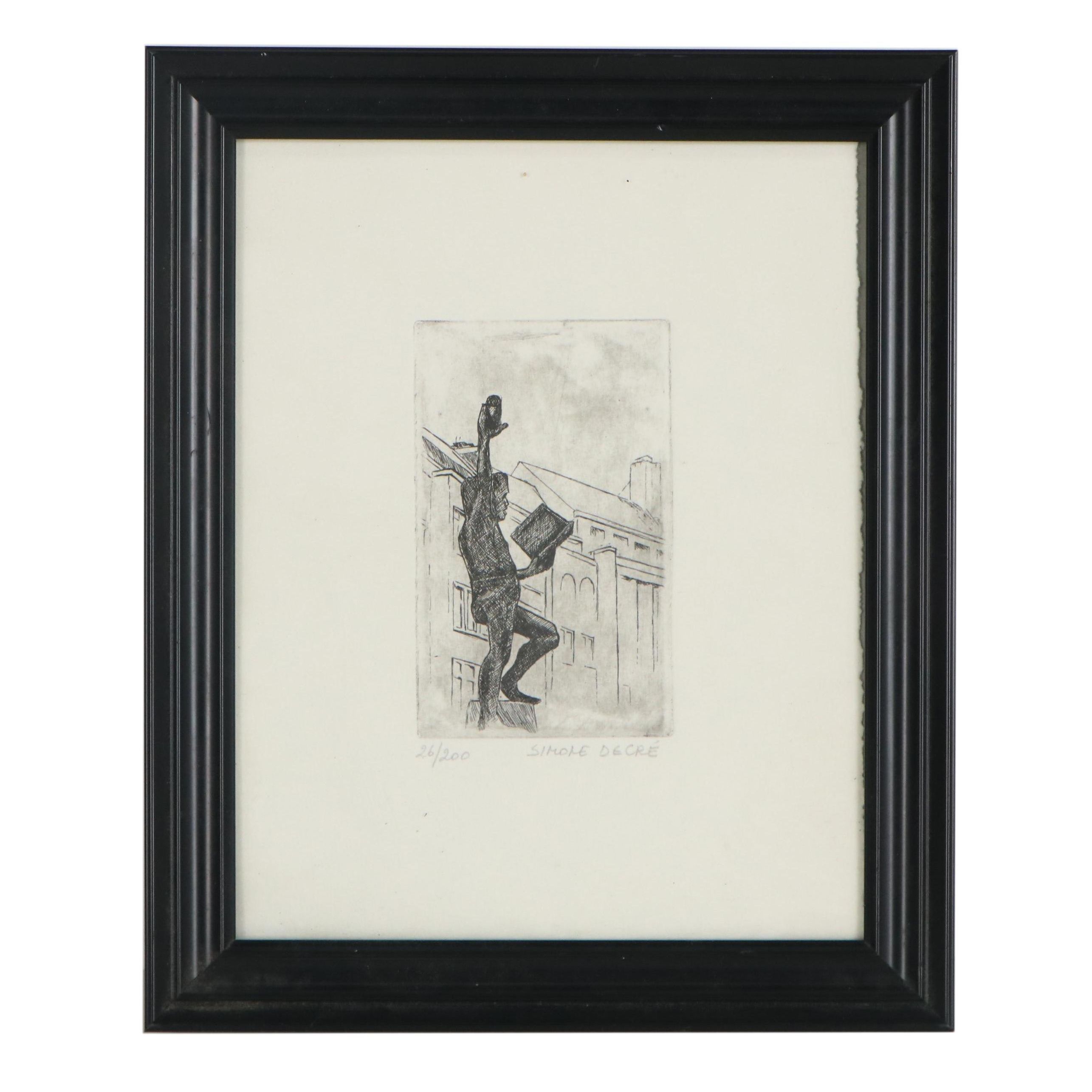 Simone Decré Figurative Etching