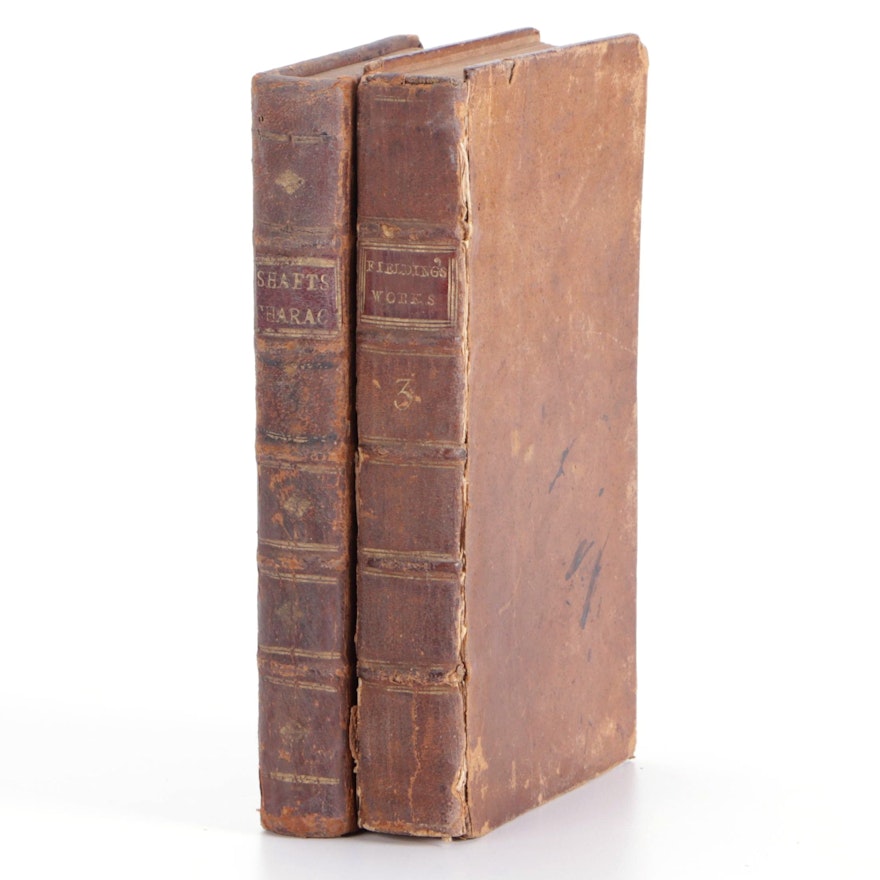 "The Works of Henry Fielding" and "Characteristicks," Mid-18th Century