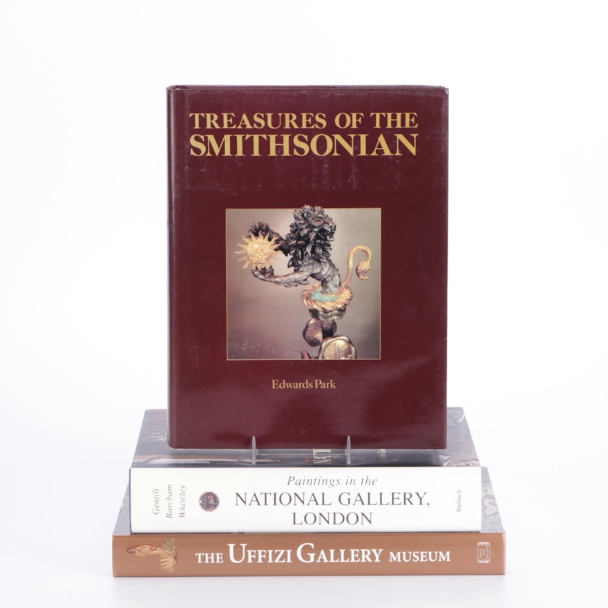 Art Reference Books on the Uffizi, the Smithsonian, and London National Gallery