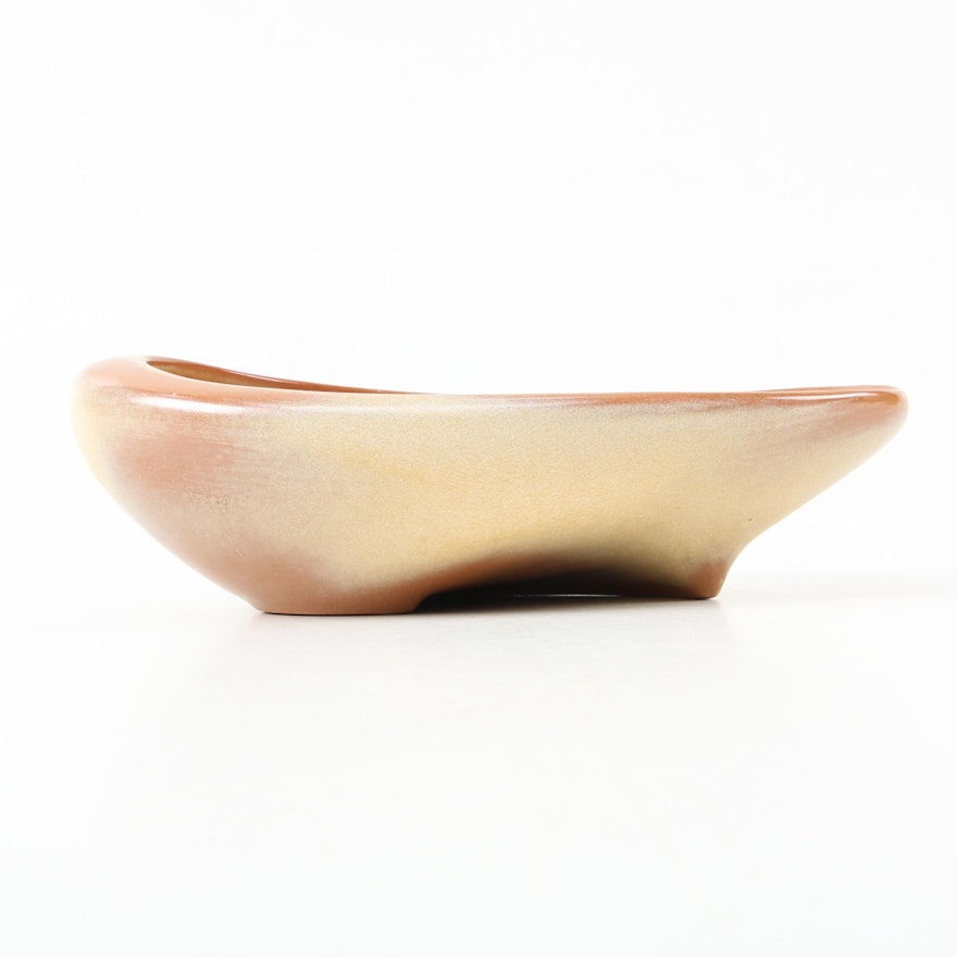 Frankoma Pottery "Lazy Bones" Ceramic Desert Gold Bowl