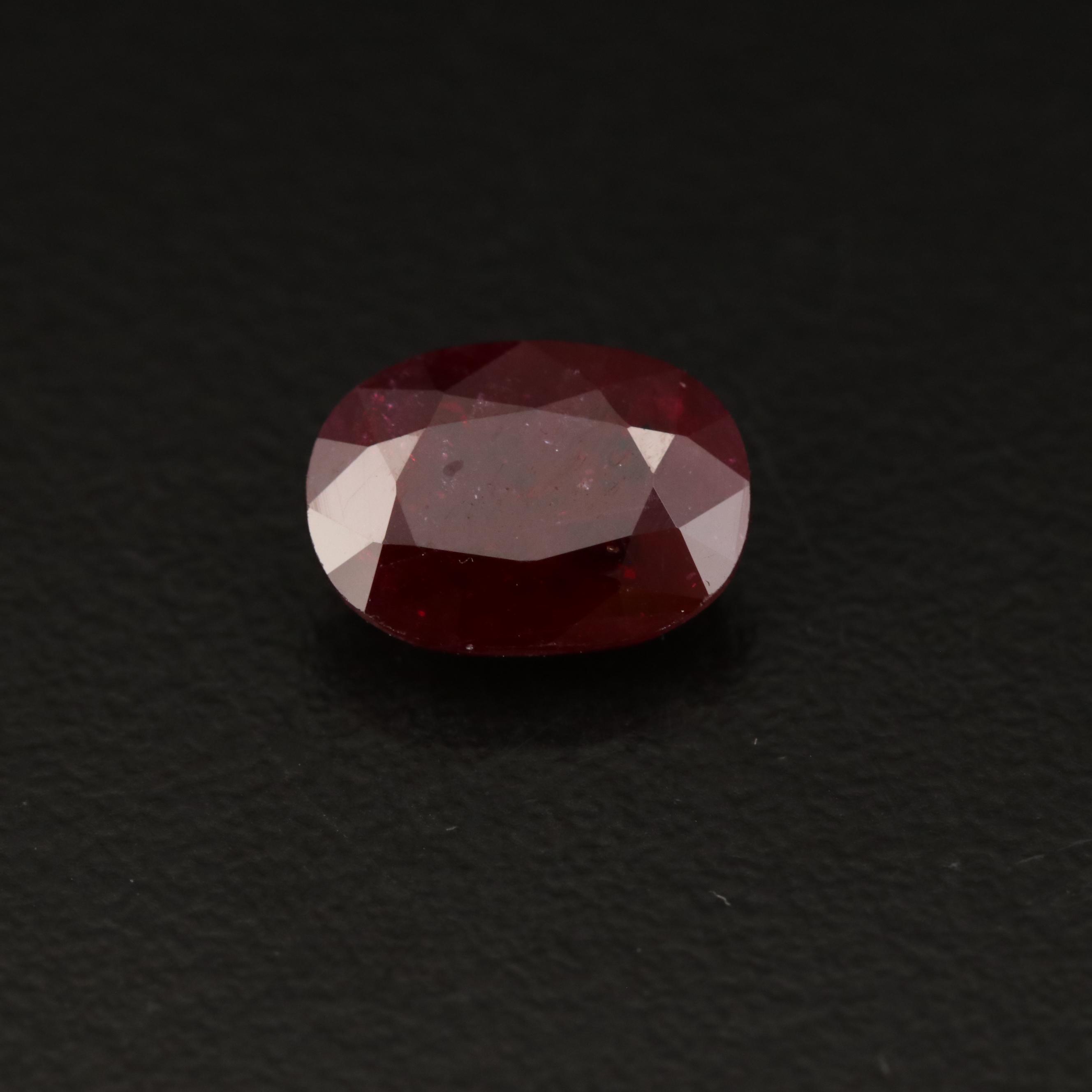 Loose Oval Faceted Corundum