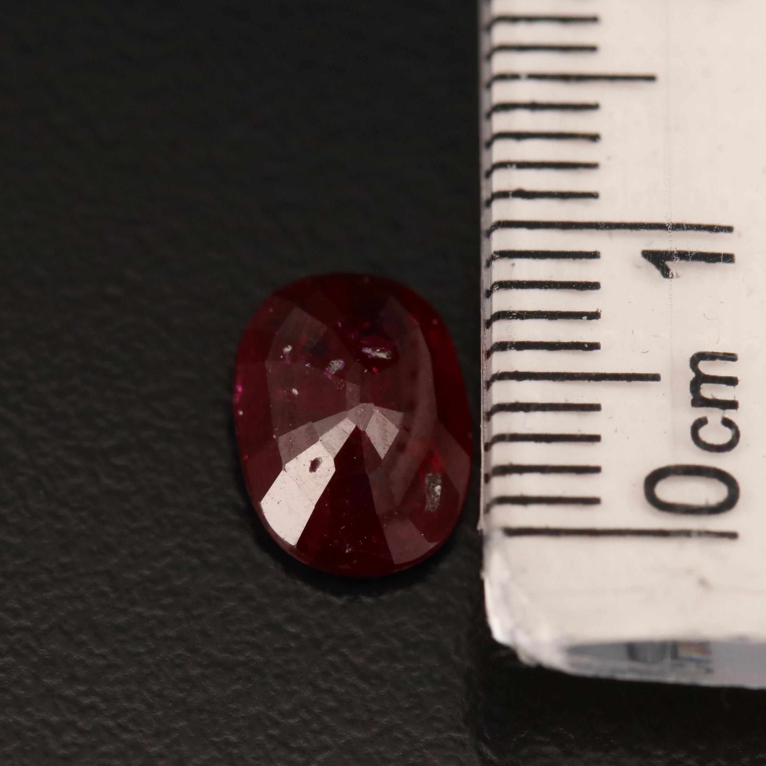 Loose Oval Faceted Corundum