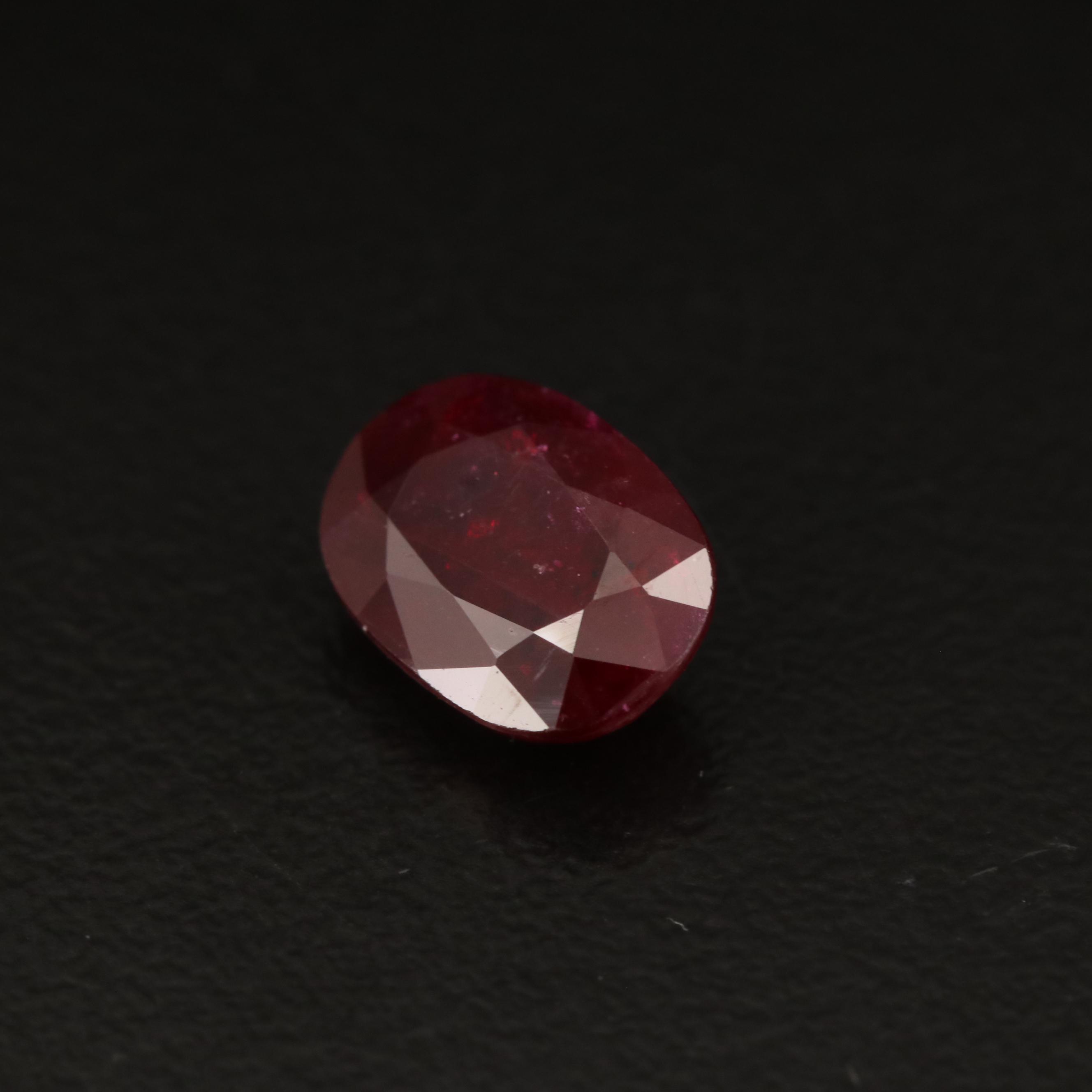 Loose Oval Faceted Corundum