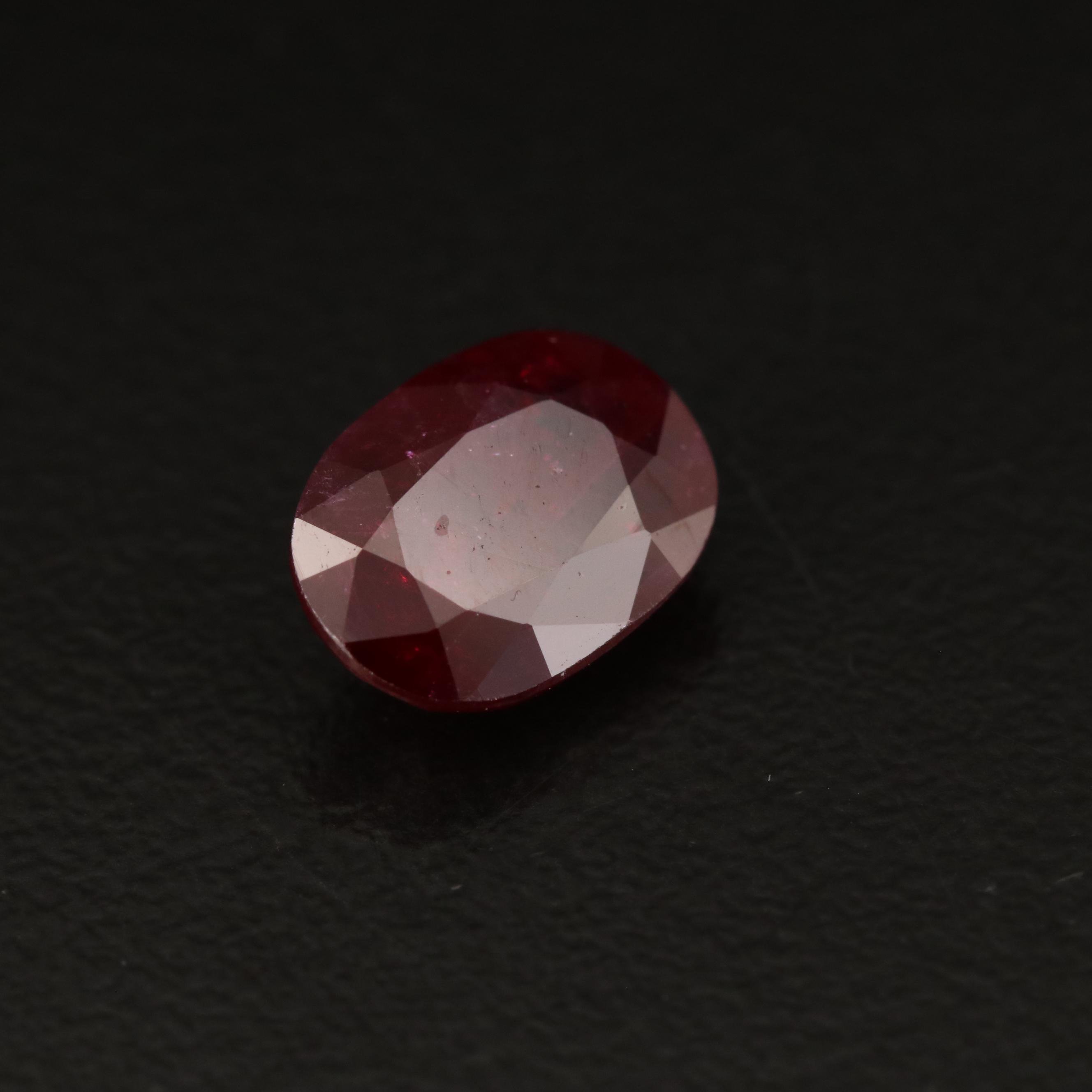 Loose Oval Faceted Corundum