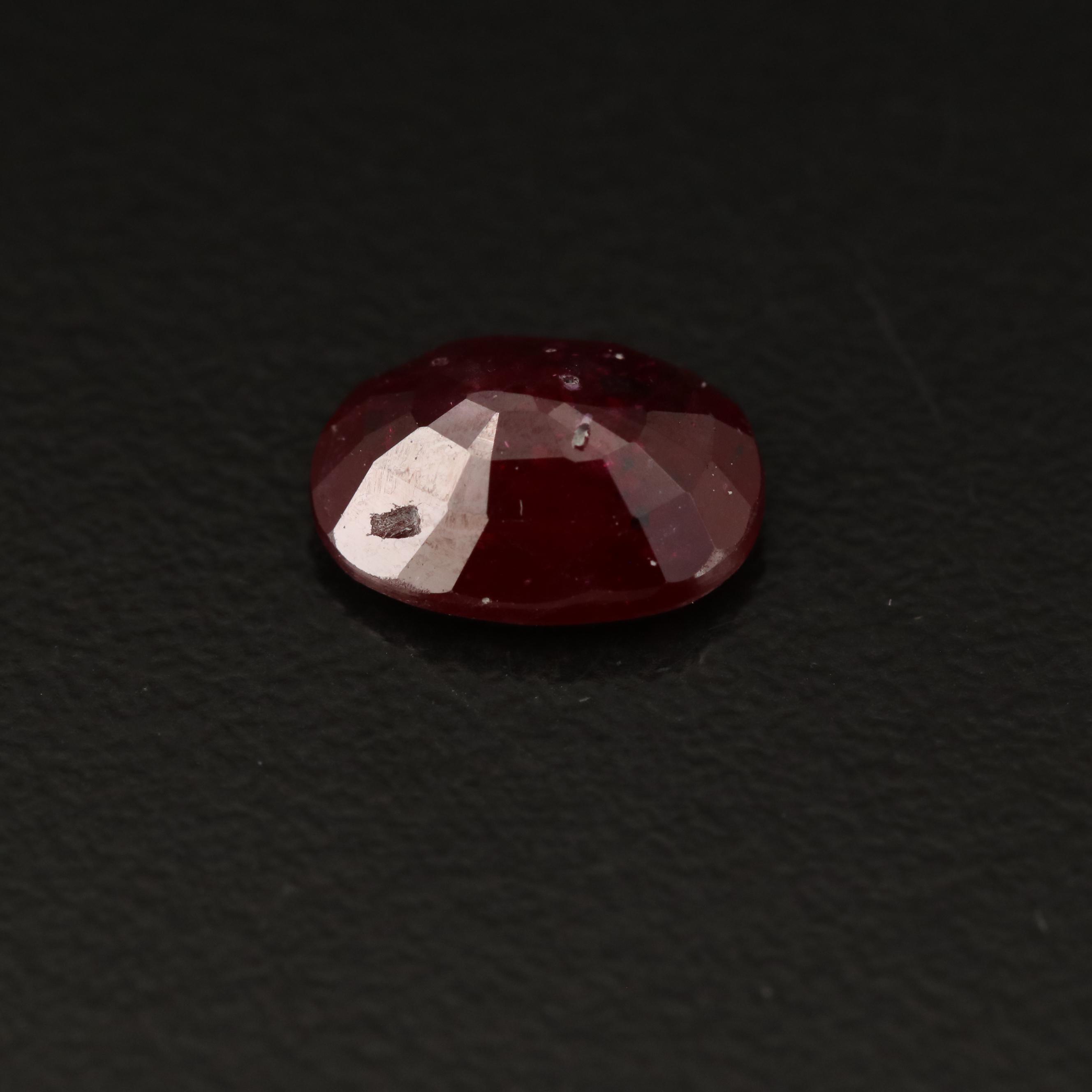 Loose Oval Faceted Corundum