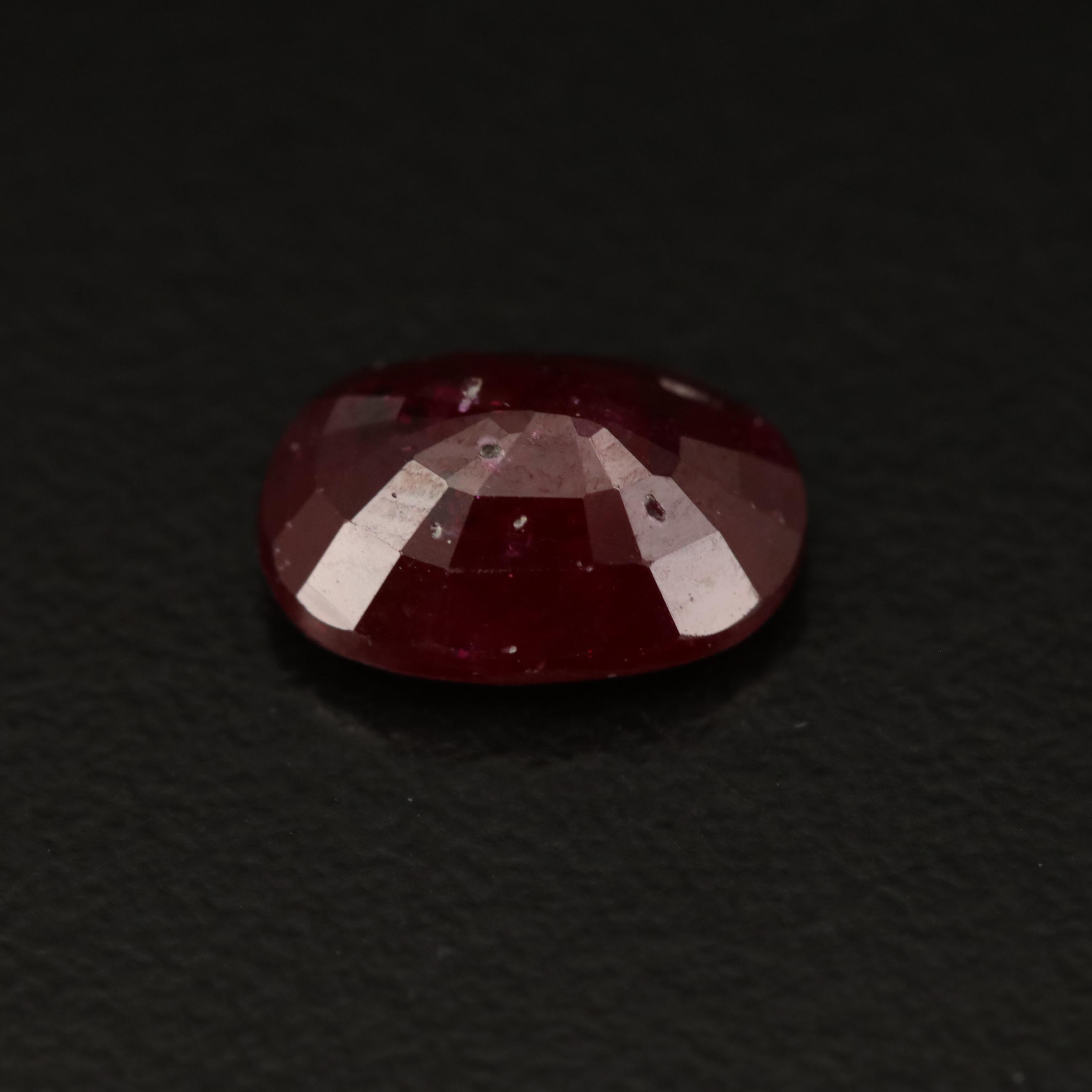 Loose Oval Faceted Corundum