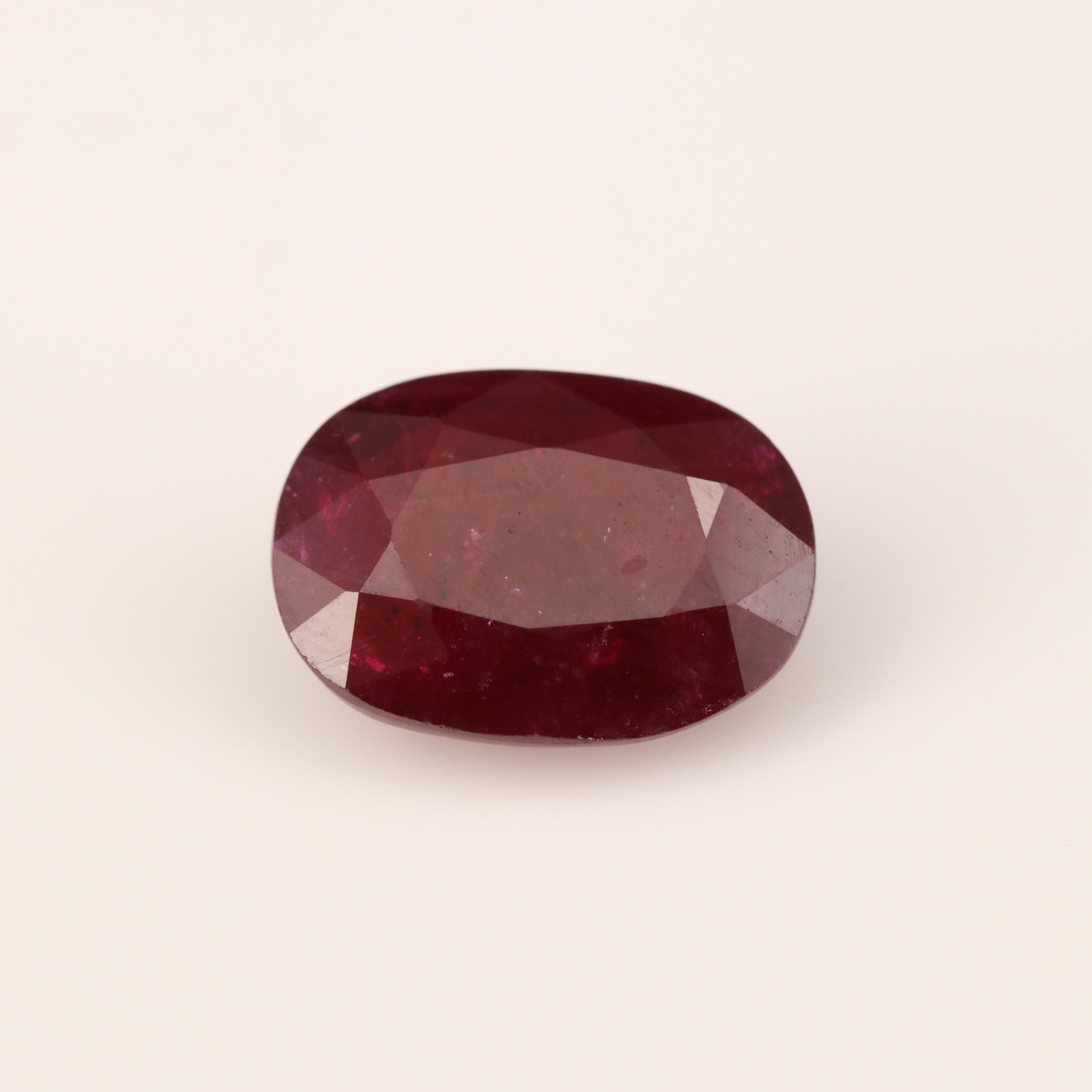 Loose Oval Faceted Corundum