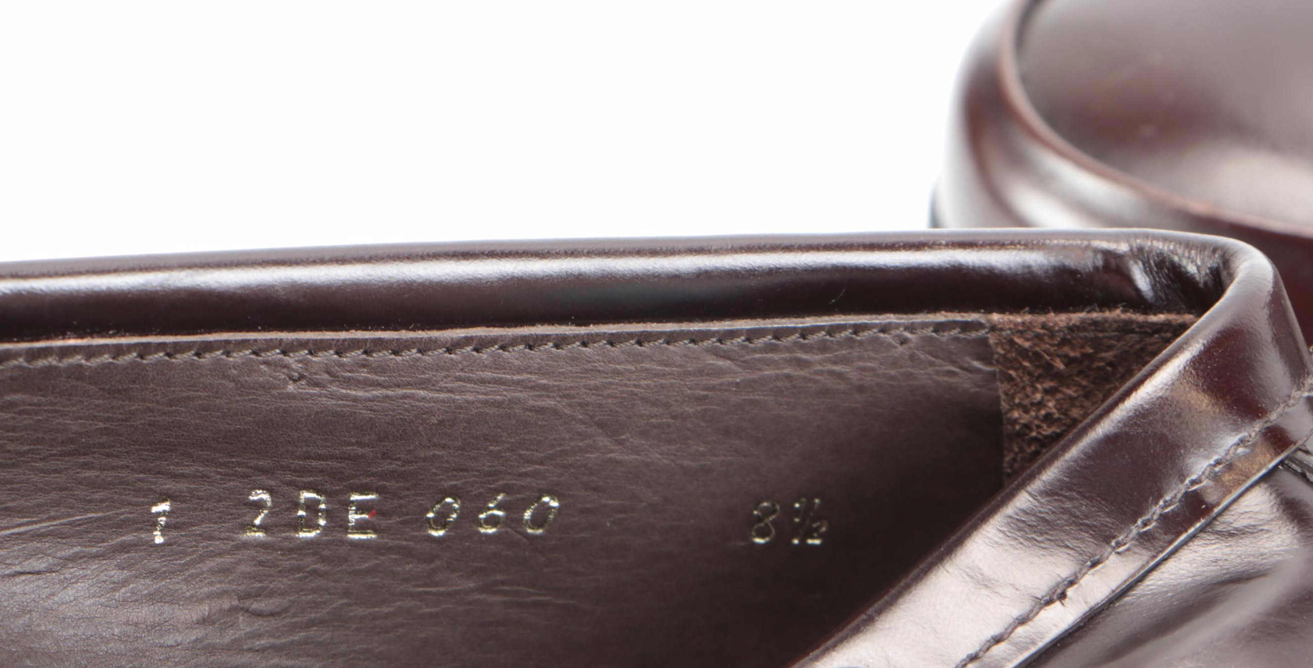 Men's Prada Dress Loafers in Brown Calfskin Leather