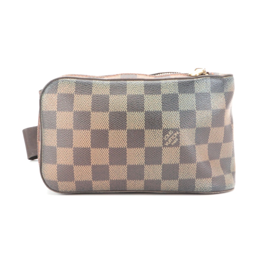 Louis Vuitton Geronimos Belt Bag in Damier Ebene Canvas