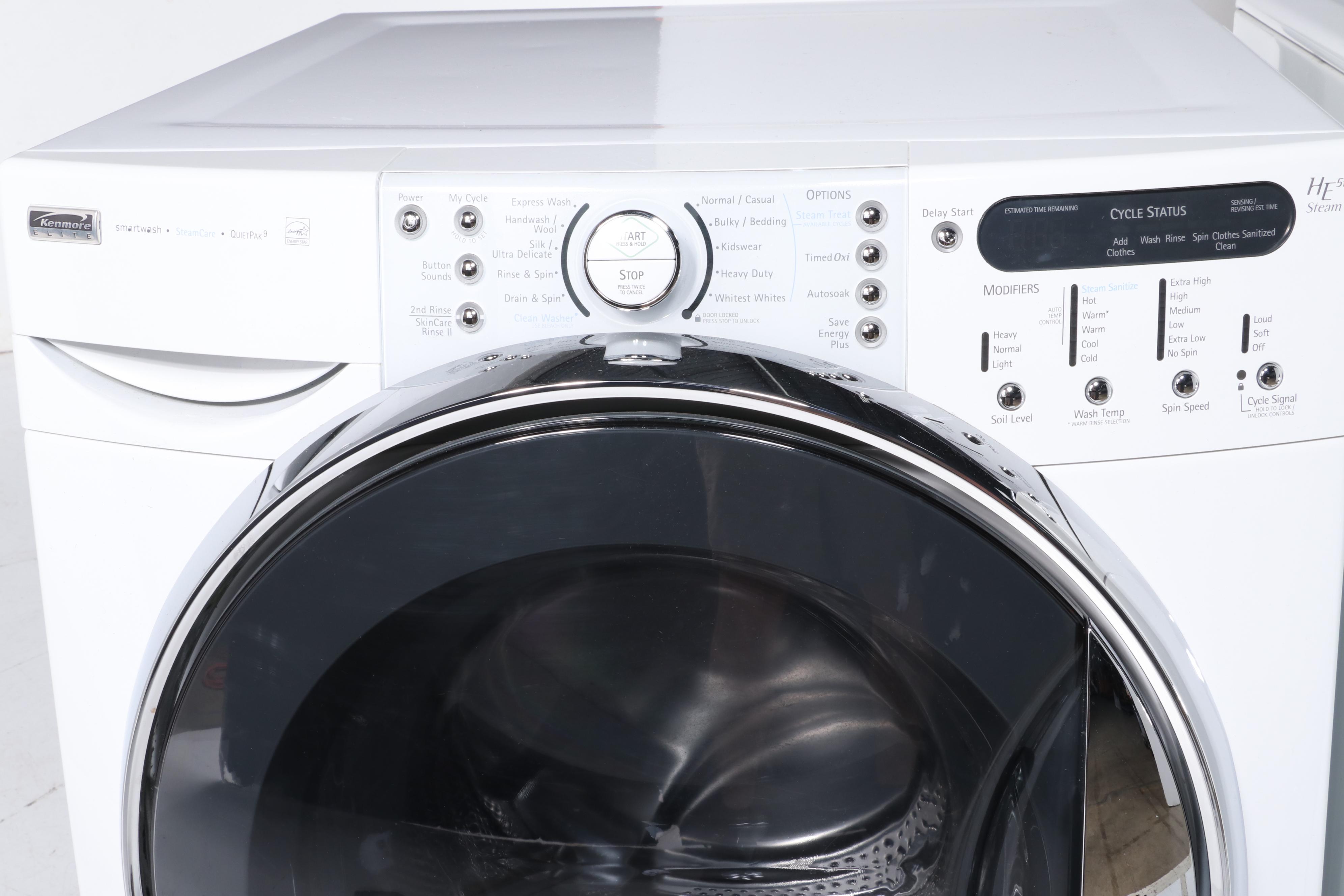 Kenmore Elite HE5 Steam Electric Washer and Dryer Set