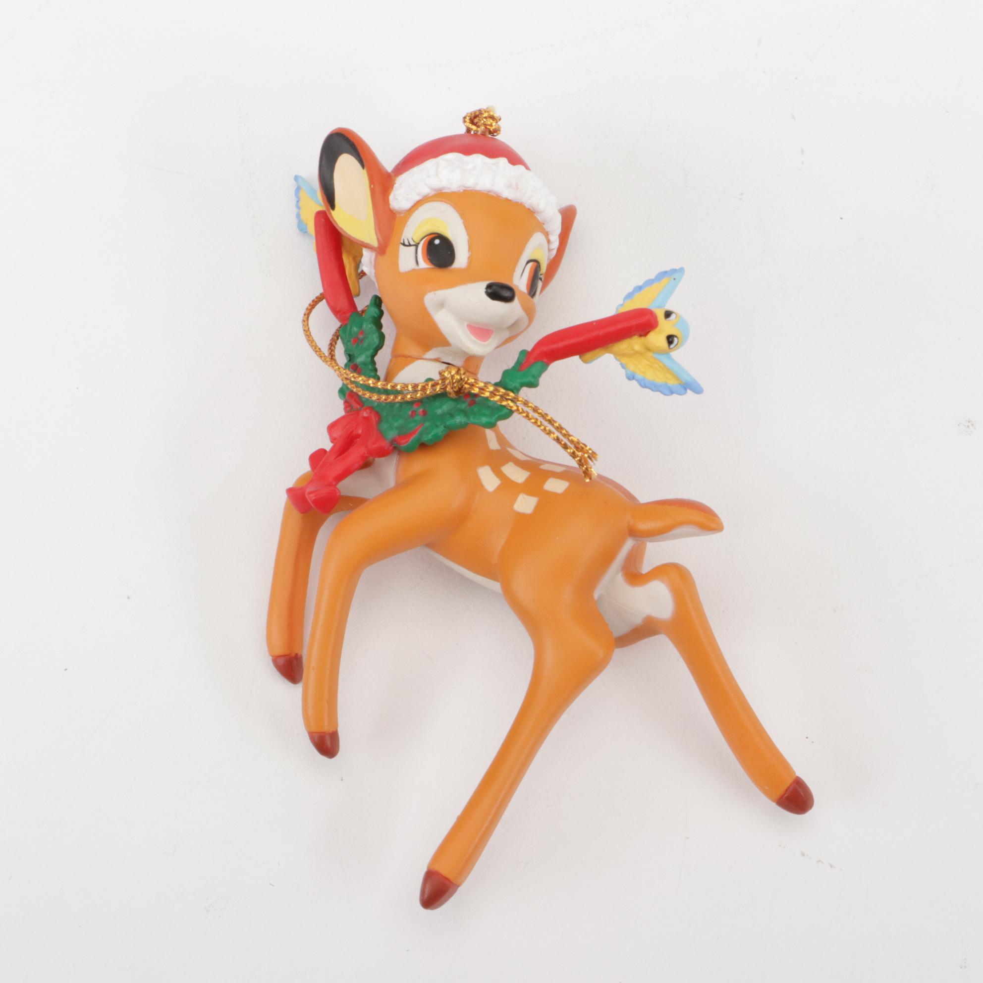 Walt Disney "Mickey Mouse", "Bambi", "Peter Pan" and Other Character Ornaments