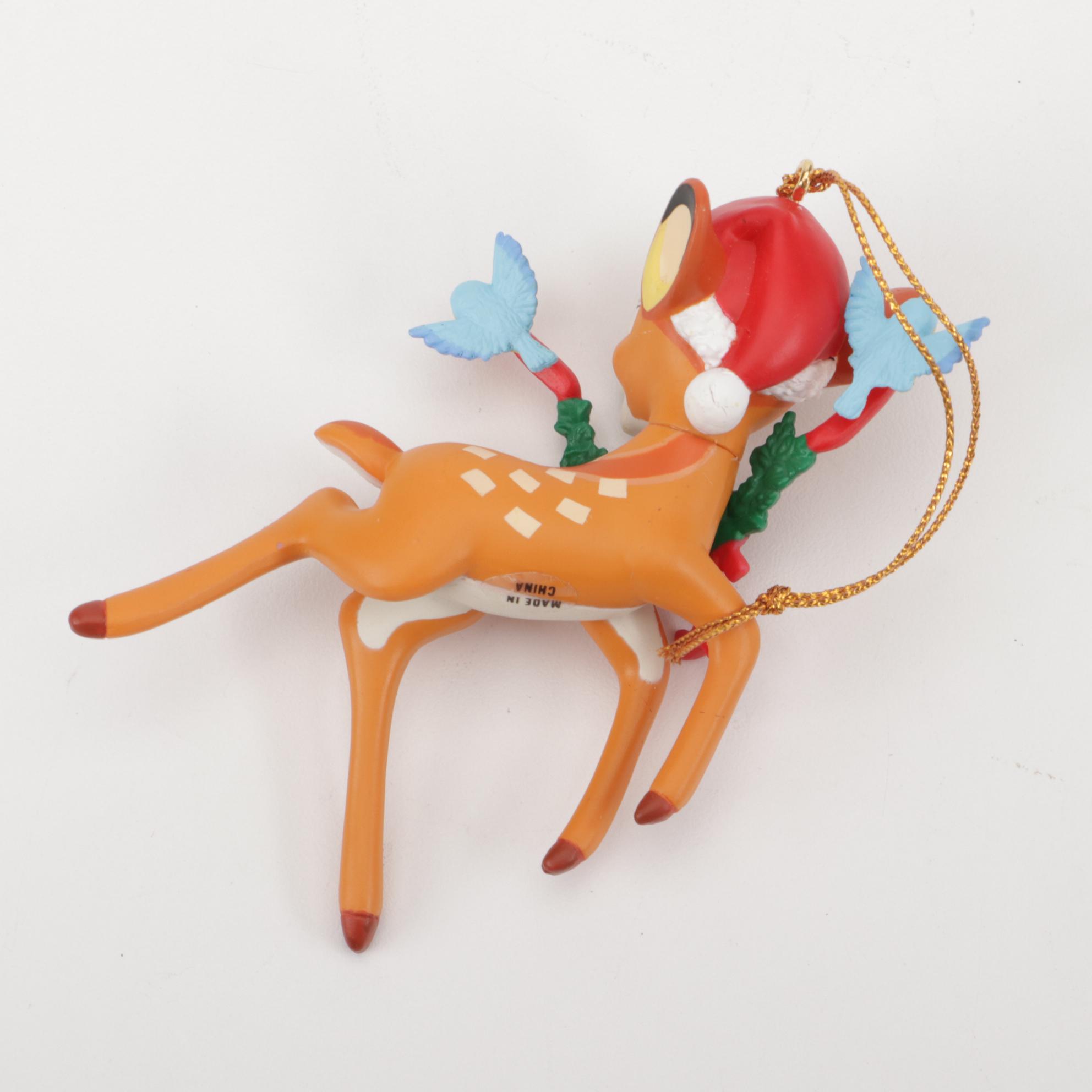 Walt Disney "Mickey Mouse", "Bambi", "Peter Pan" and Other Character Ornaments