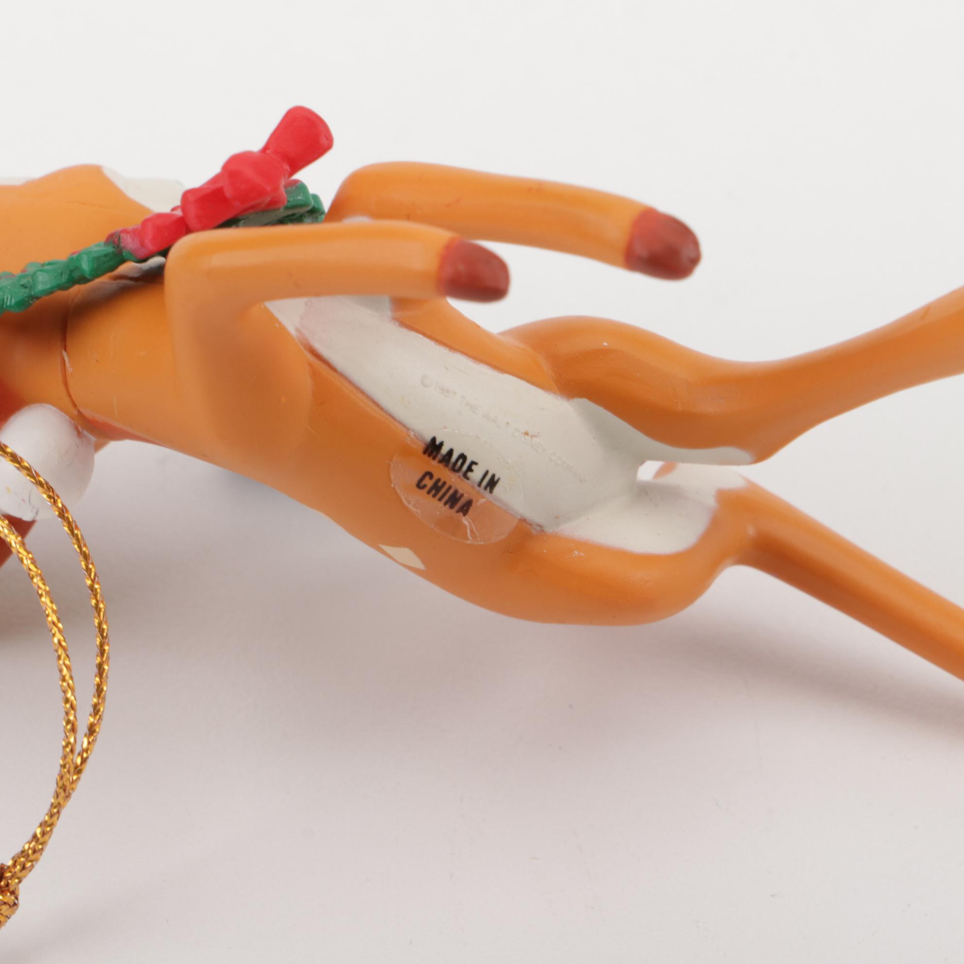 Walt Disney "Mickey Mouse", "Bambi", "Peter Pan" and Other Character Ornaments