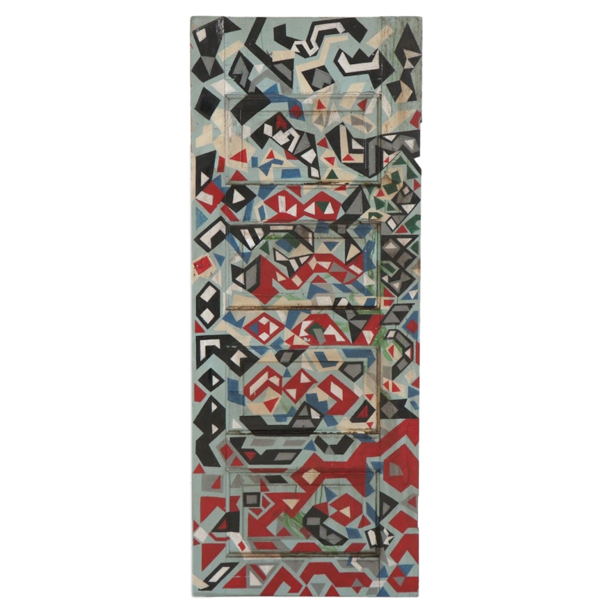 Ryder Henry Abstract Painted Wooden Door