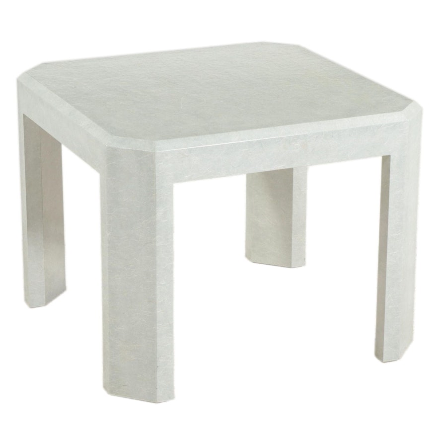 Modernist Style Laminate End Table, Mid to Late 20th Century