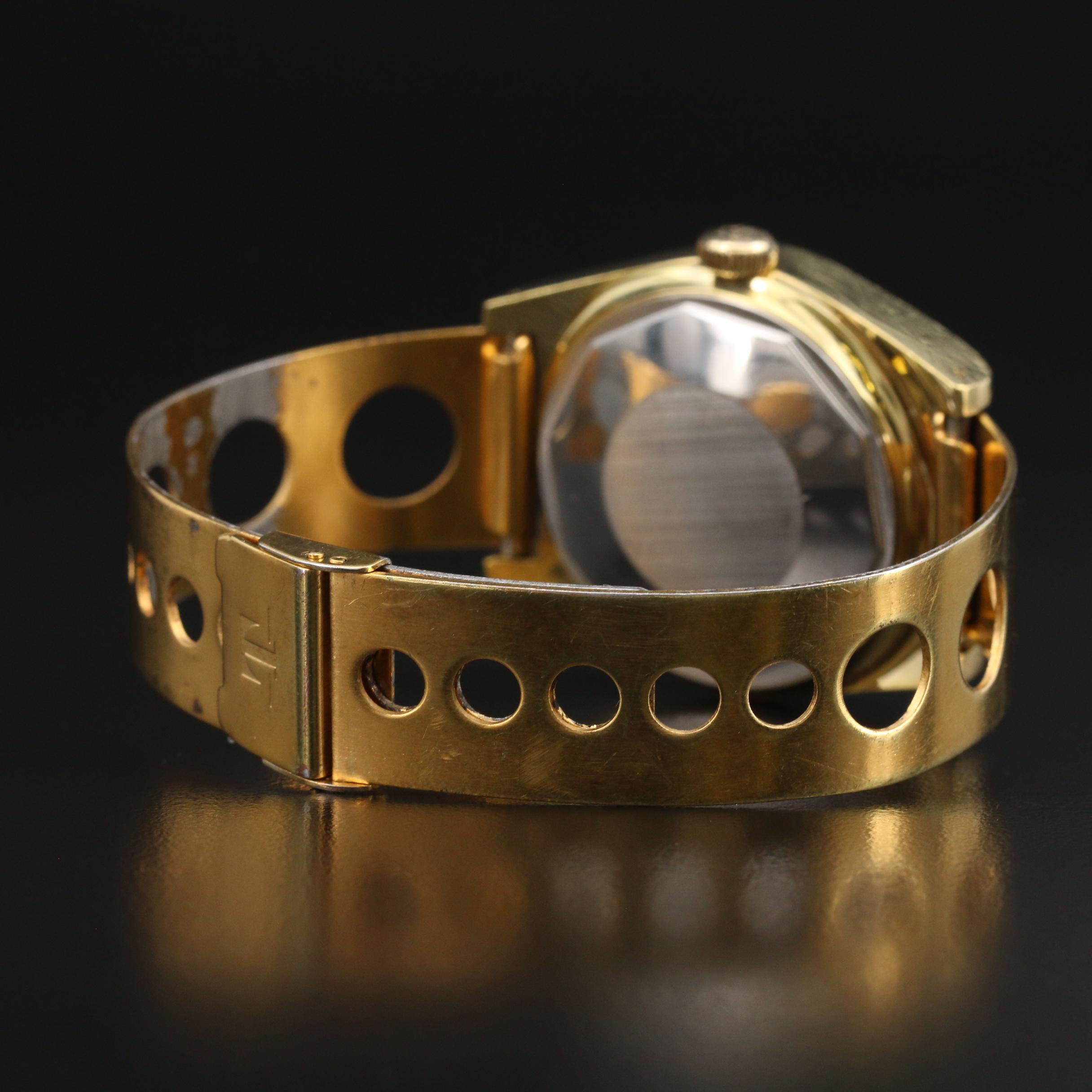 Vintage Tissot Seastar PR516 GL Gold Plated Automatic Watch