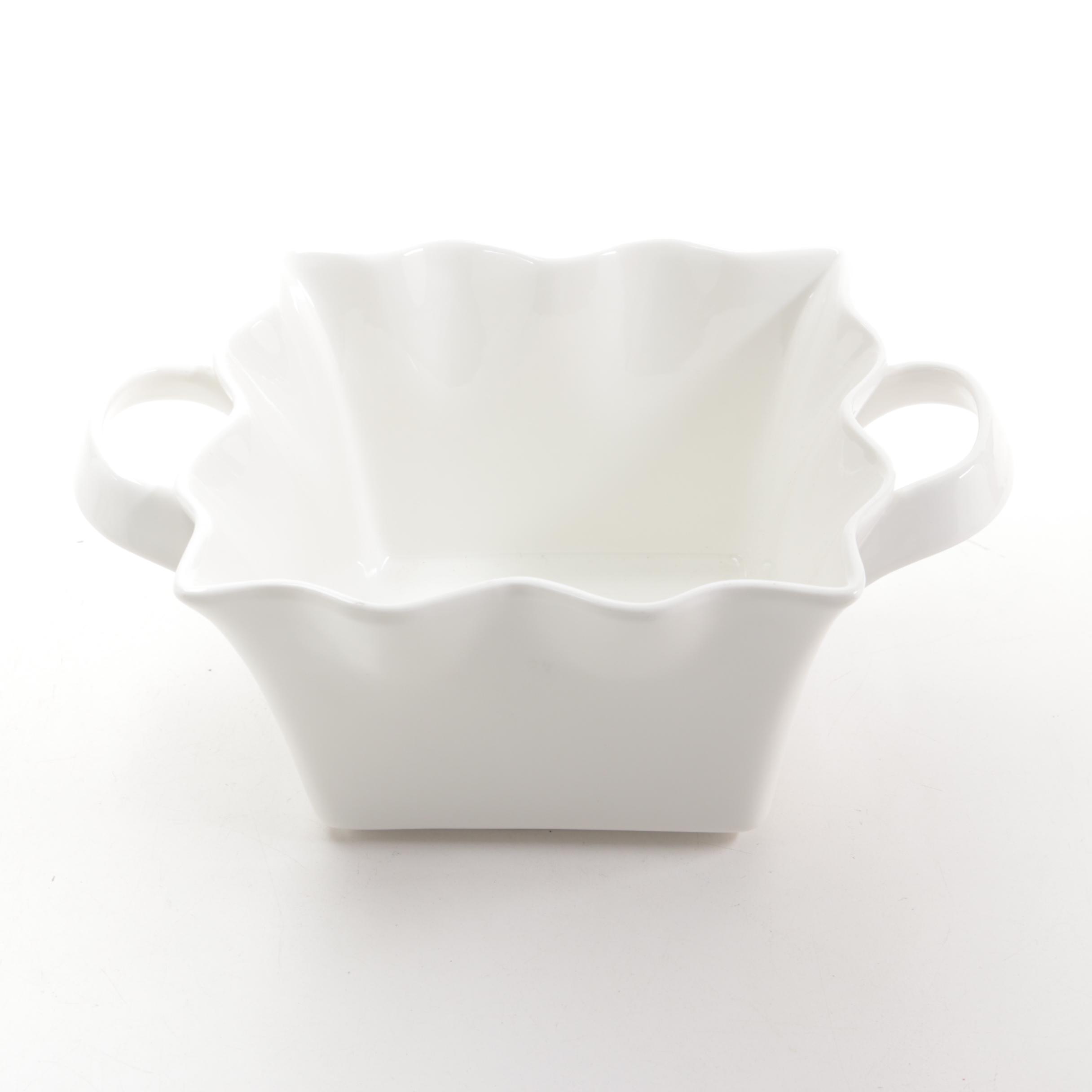 Morgan & Finch Dolomite Serving Bowl with Other Ceramic Tableware