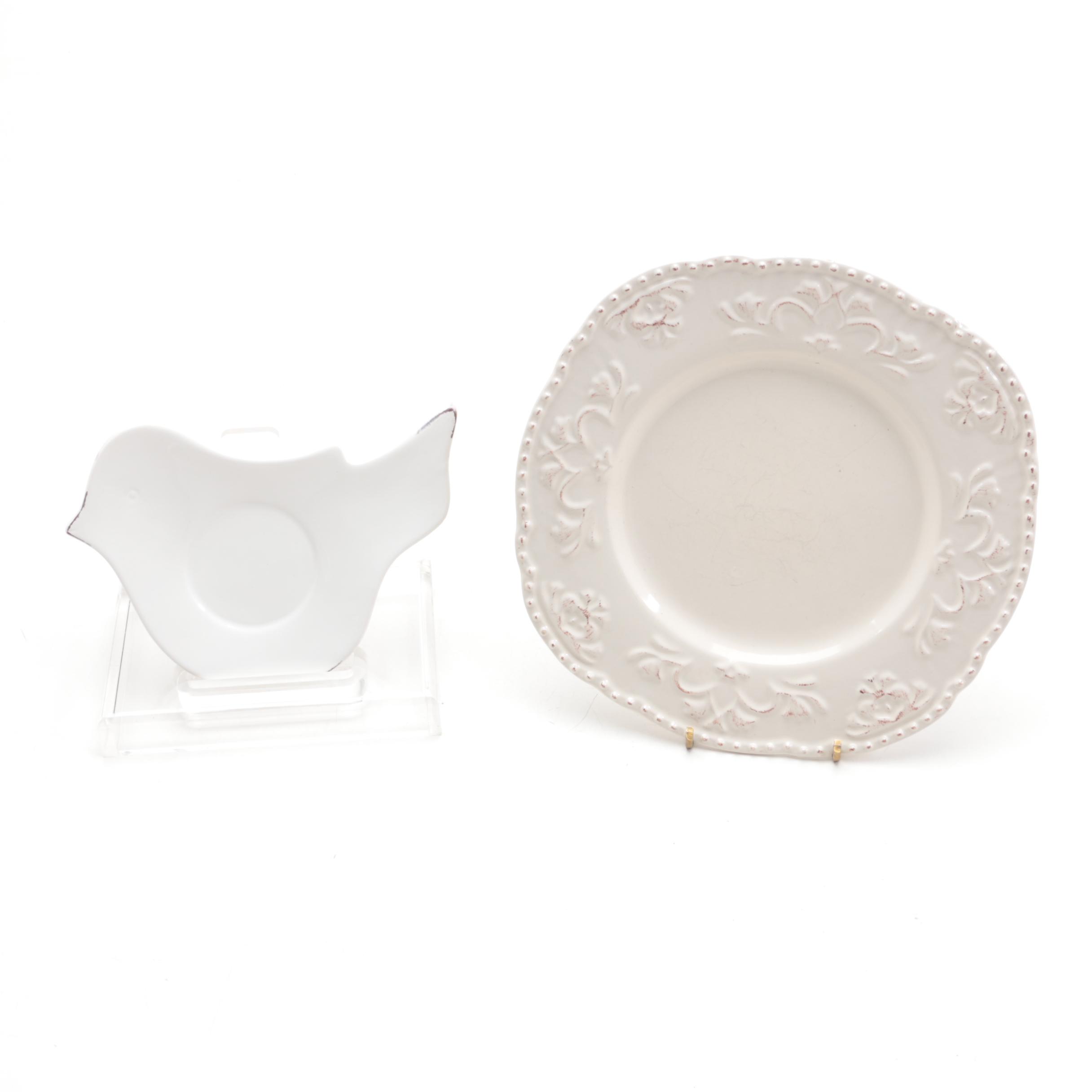 Morgan & Finch Dolomite Serving Bowl with Other Ceramic Tableware