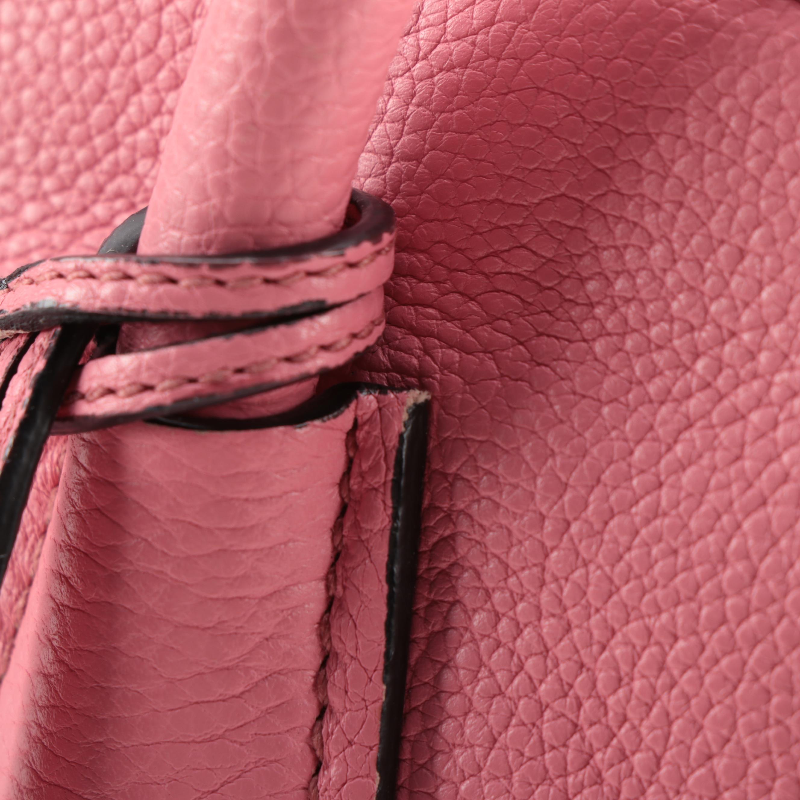 Prada Pink Vitello Daino Leather Two-Way Shoulder Bag