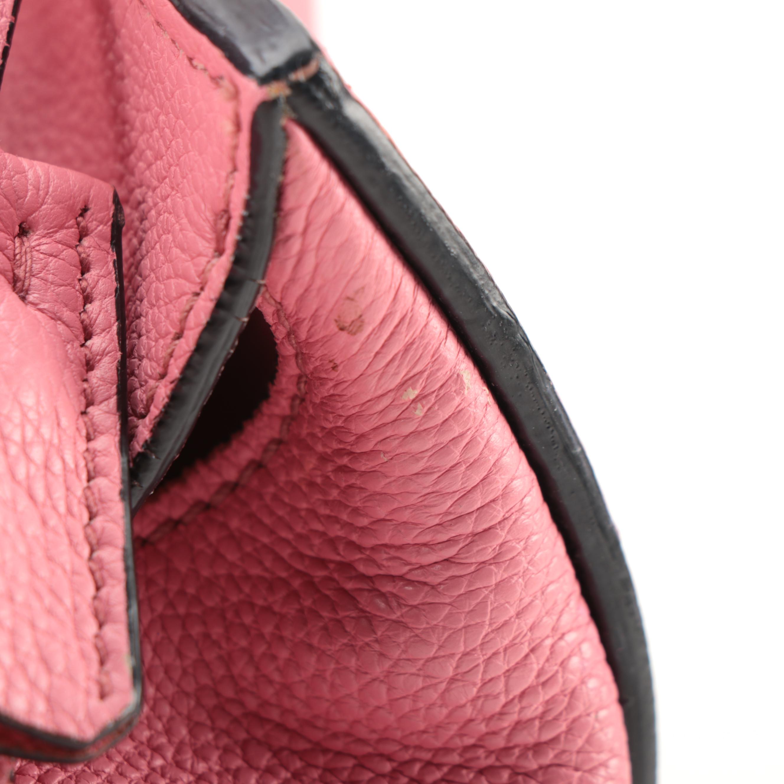 Prada Pink Vitello Daino Leather Two-Way Shoulder Bag