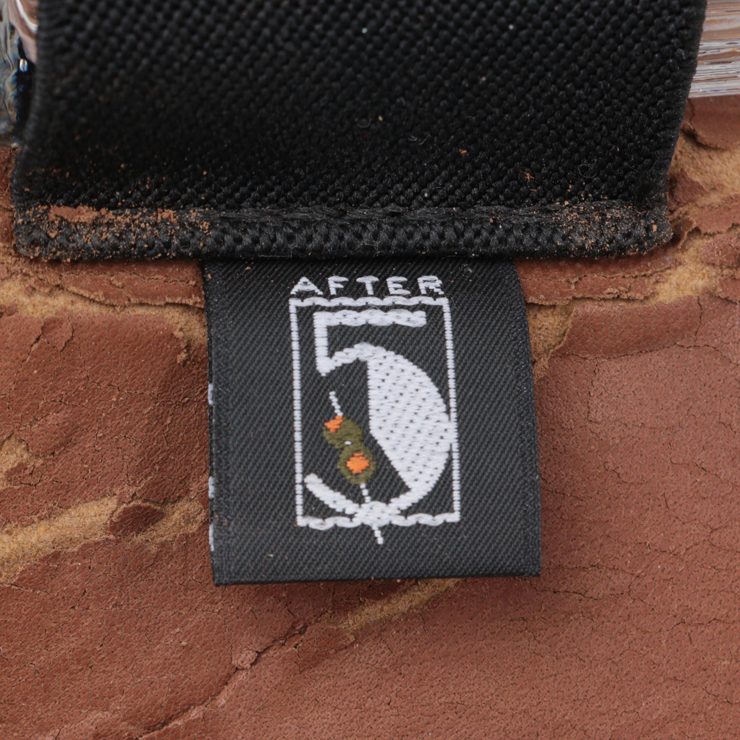 After 5 Shot Glass Bandolier with Canteen Flask