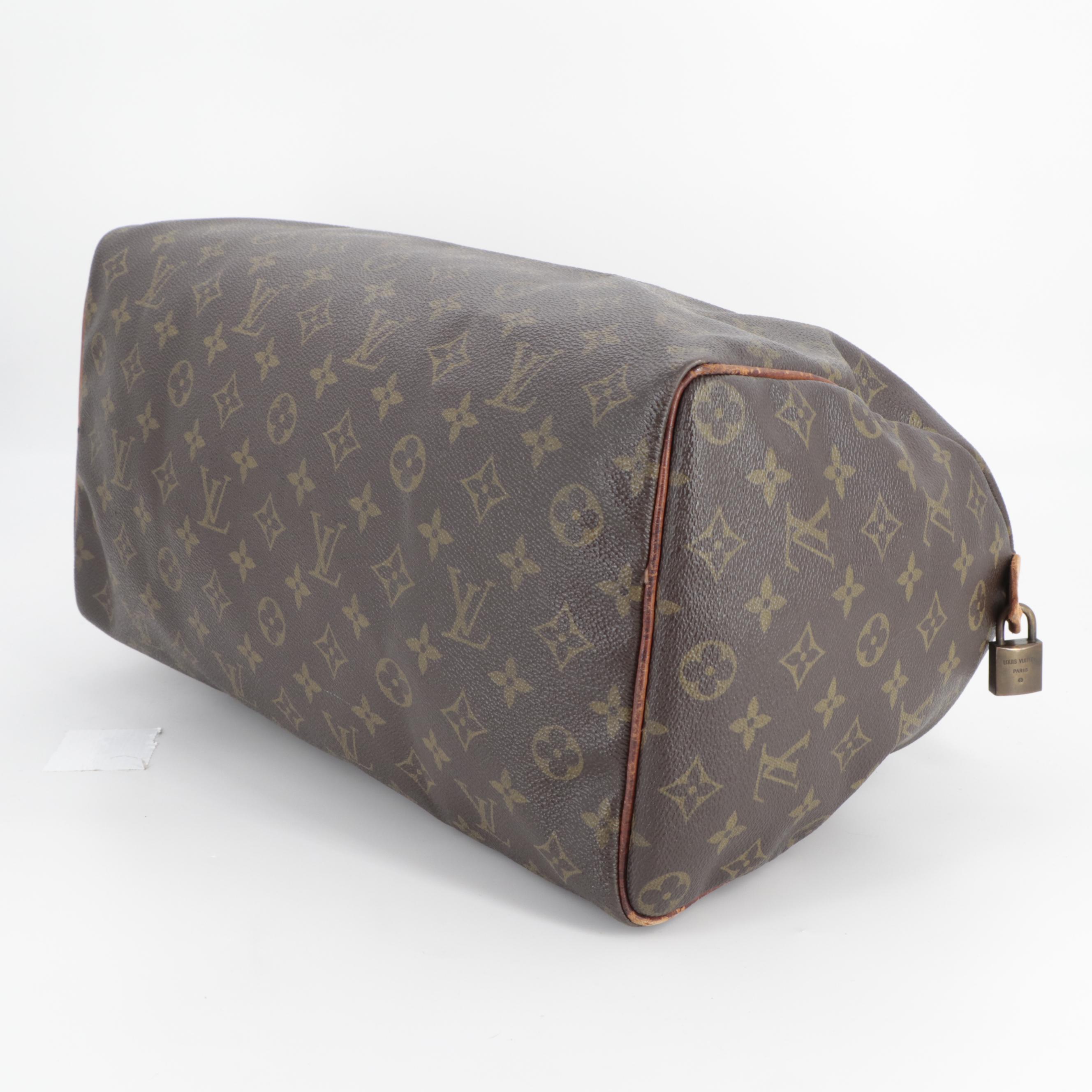 Louis Vuitton Speedy 35 in Monogram Canvas and Vachetta Leather