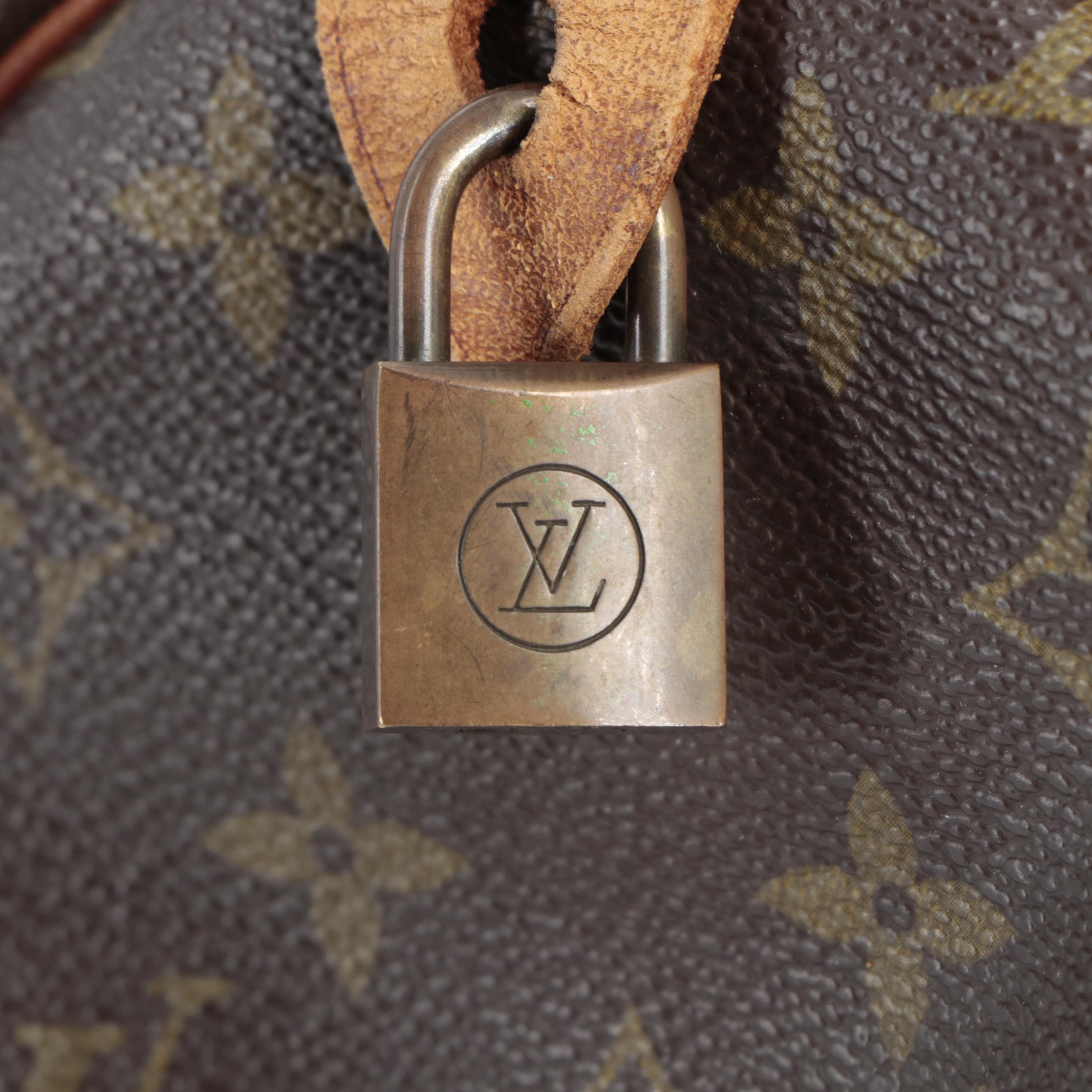 Louis Vuitton Speedy 35 in Monogram Canvas and Vachetta Leather