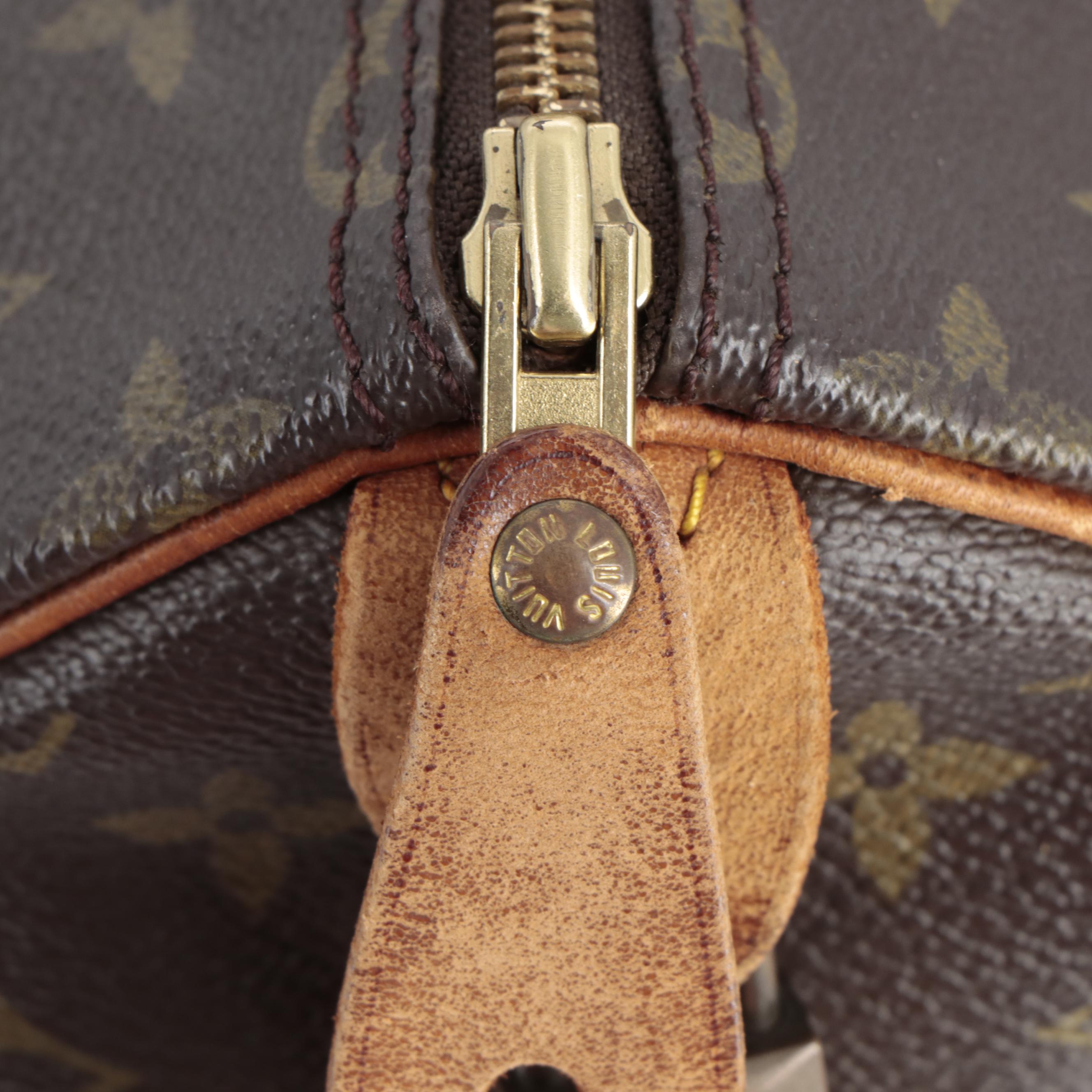 Louis Vuitton Speedy 35 in Monogram Canvas and Vachetta Leather