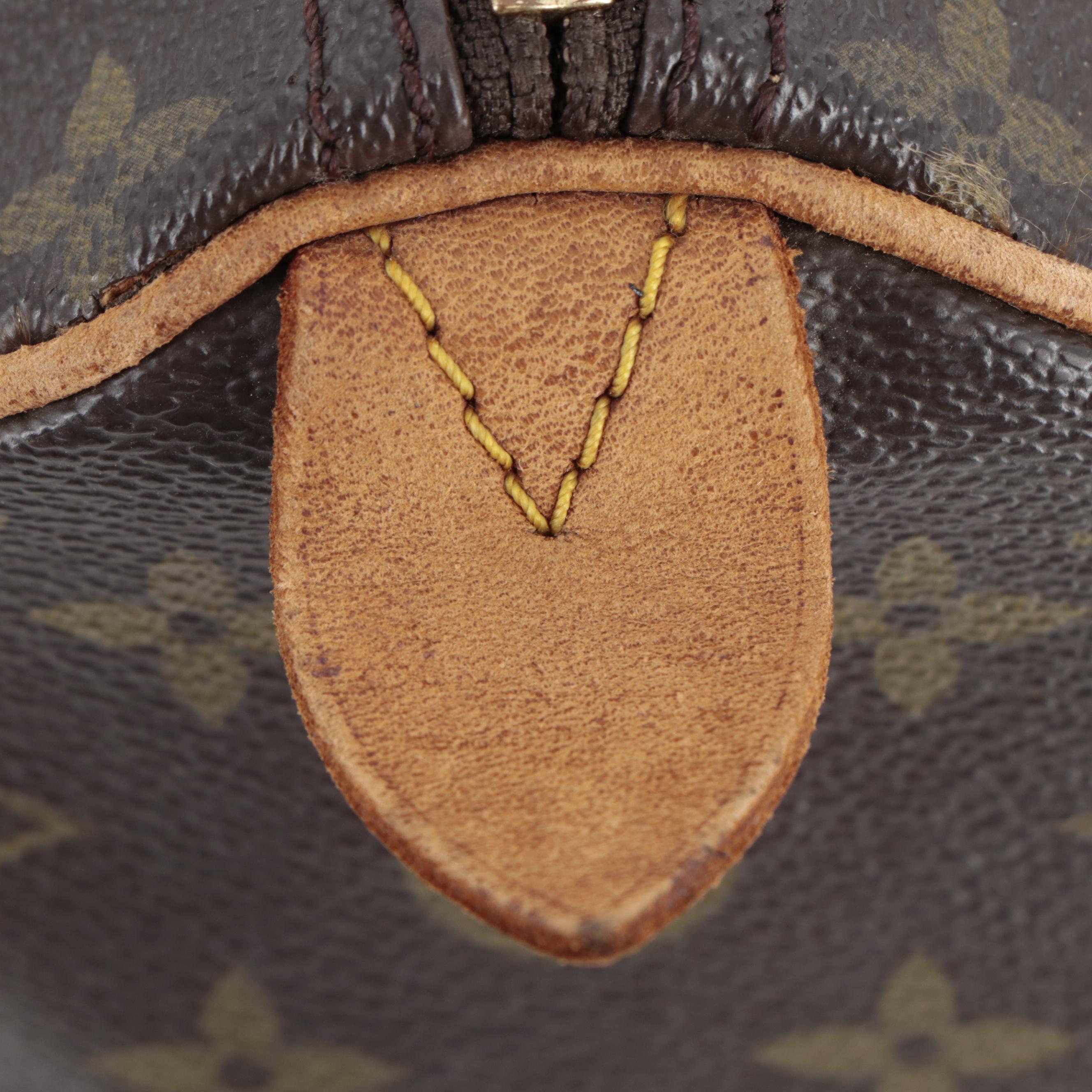 Louis Vuitton Speedy 35 in Monogram Canvas and Vachetta Leather