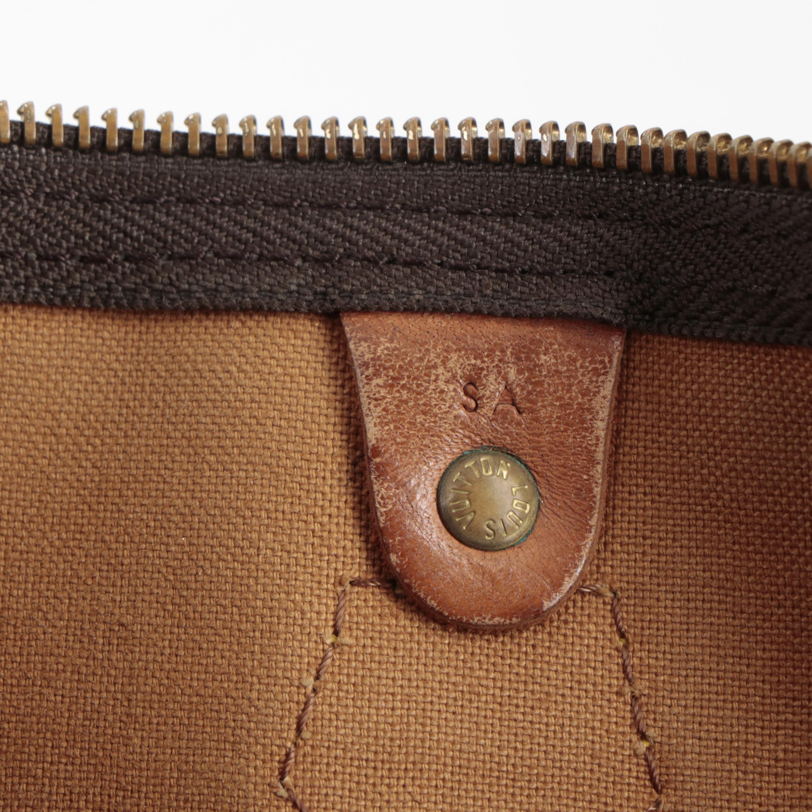 Louis Vuitton Speedy 35 in Monogram Canvas and Vachetta Leather