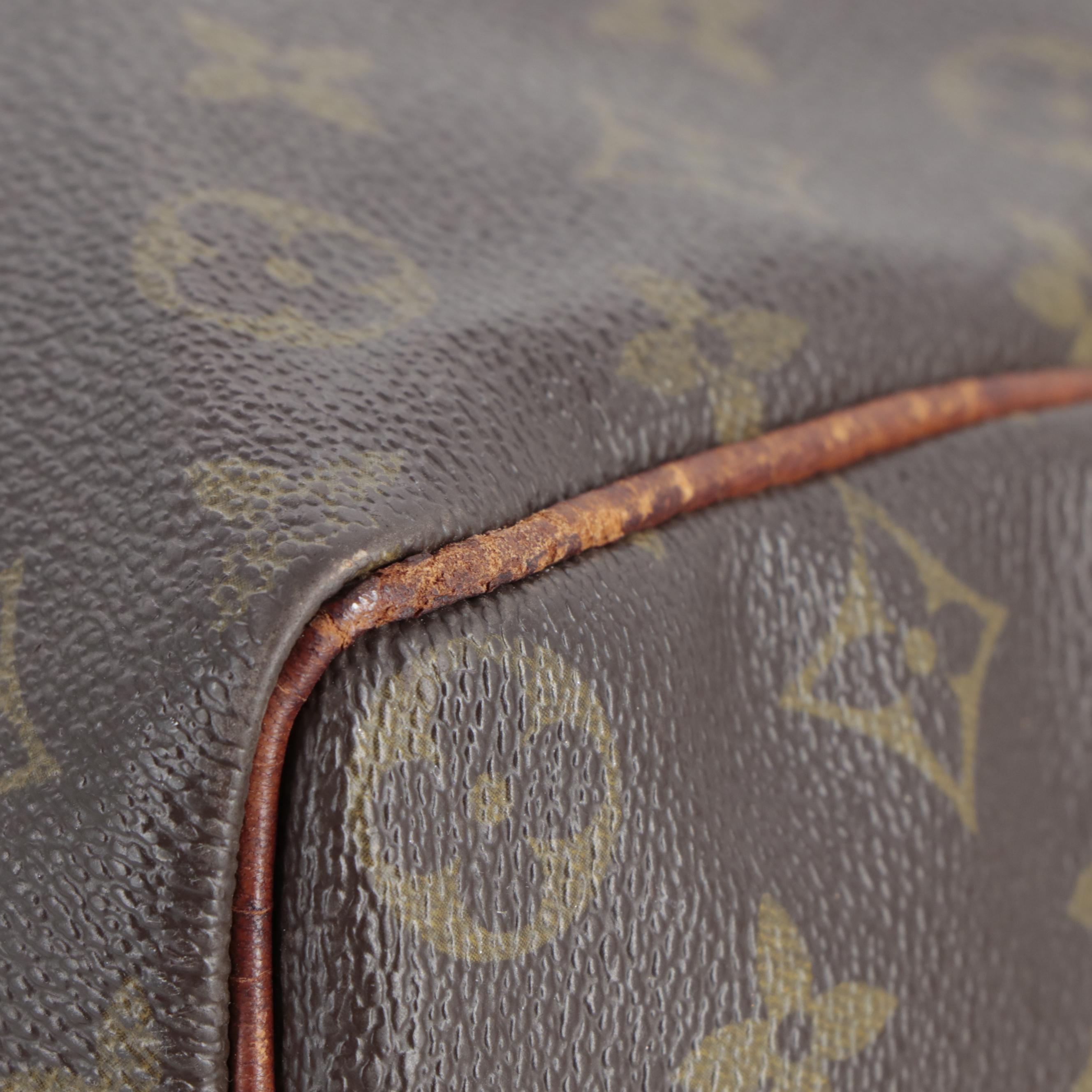 Louis Vuitton Speedy 35 in Monogram Canvas and Vachetta Leather