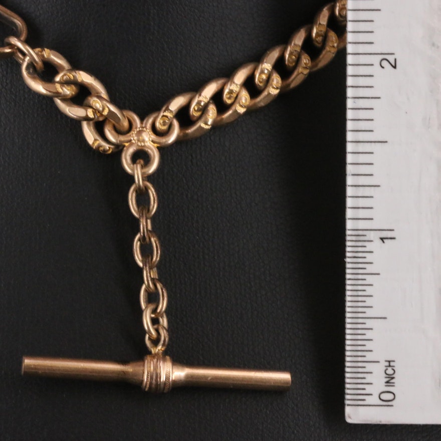 Victorian Decorative Curb Watch Chain
