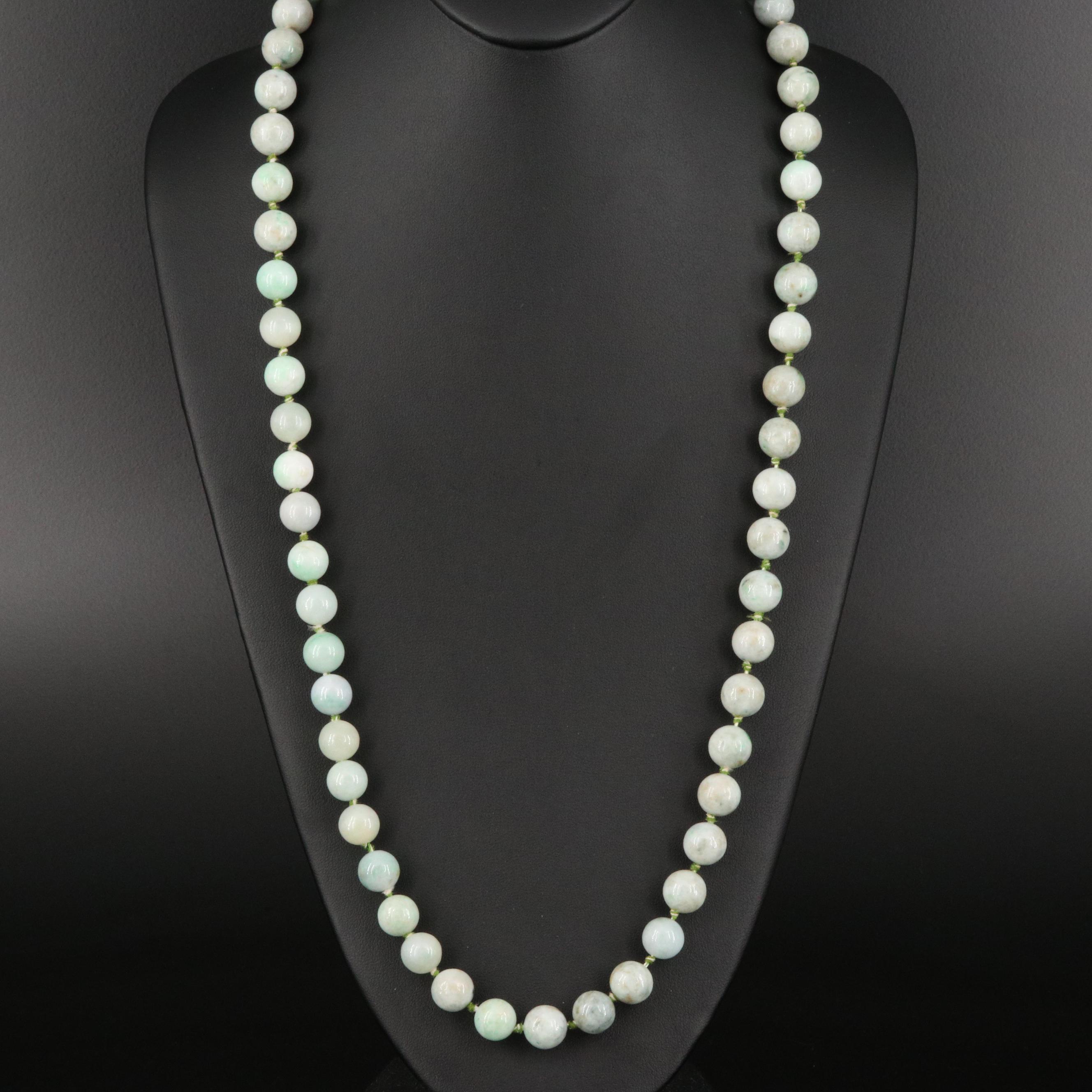Jadeite Beaded Necklace