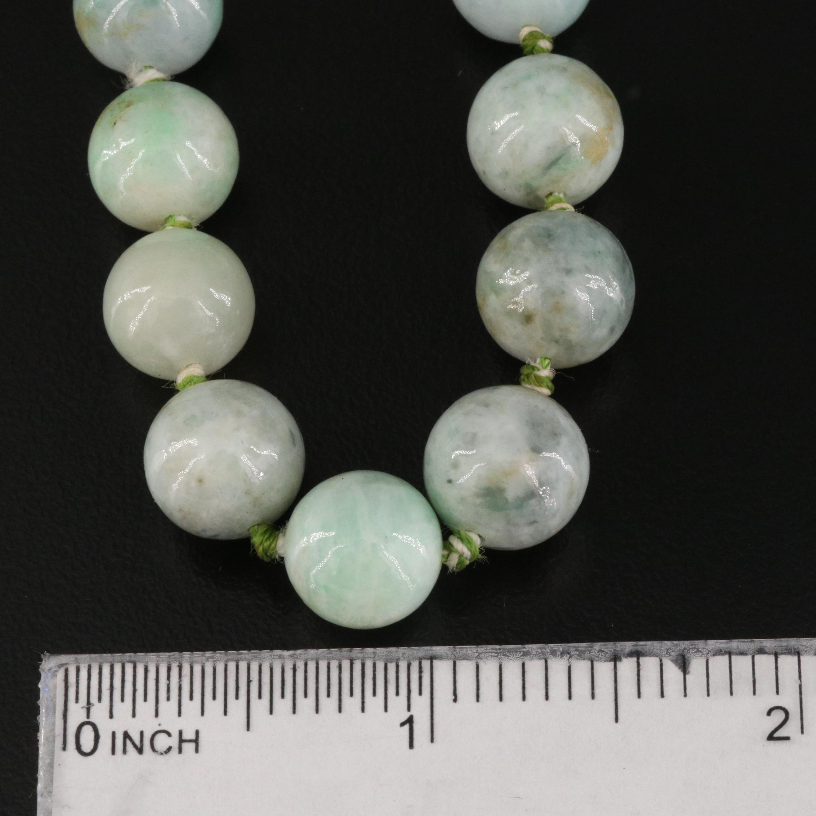 Jadeite Beaded Necklace