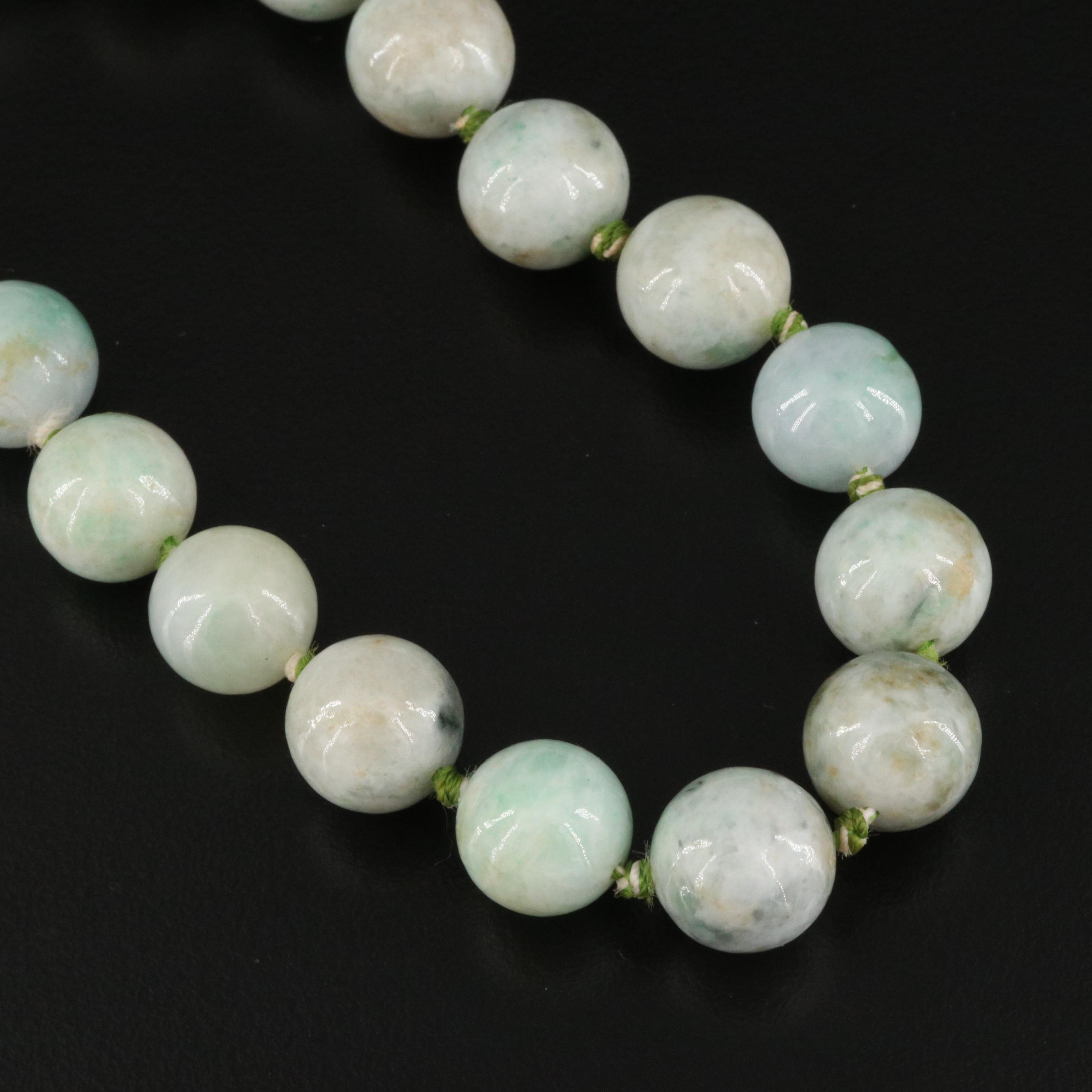 Jadeite Beaded Necklace