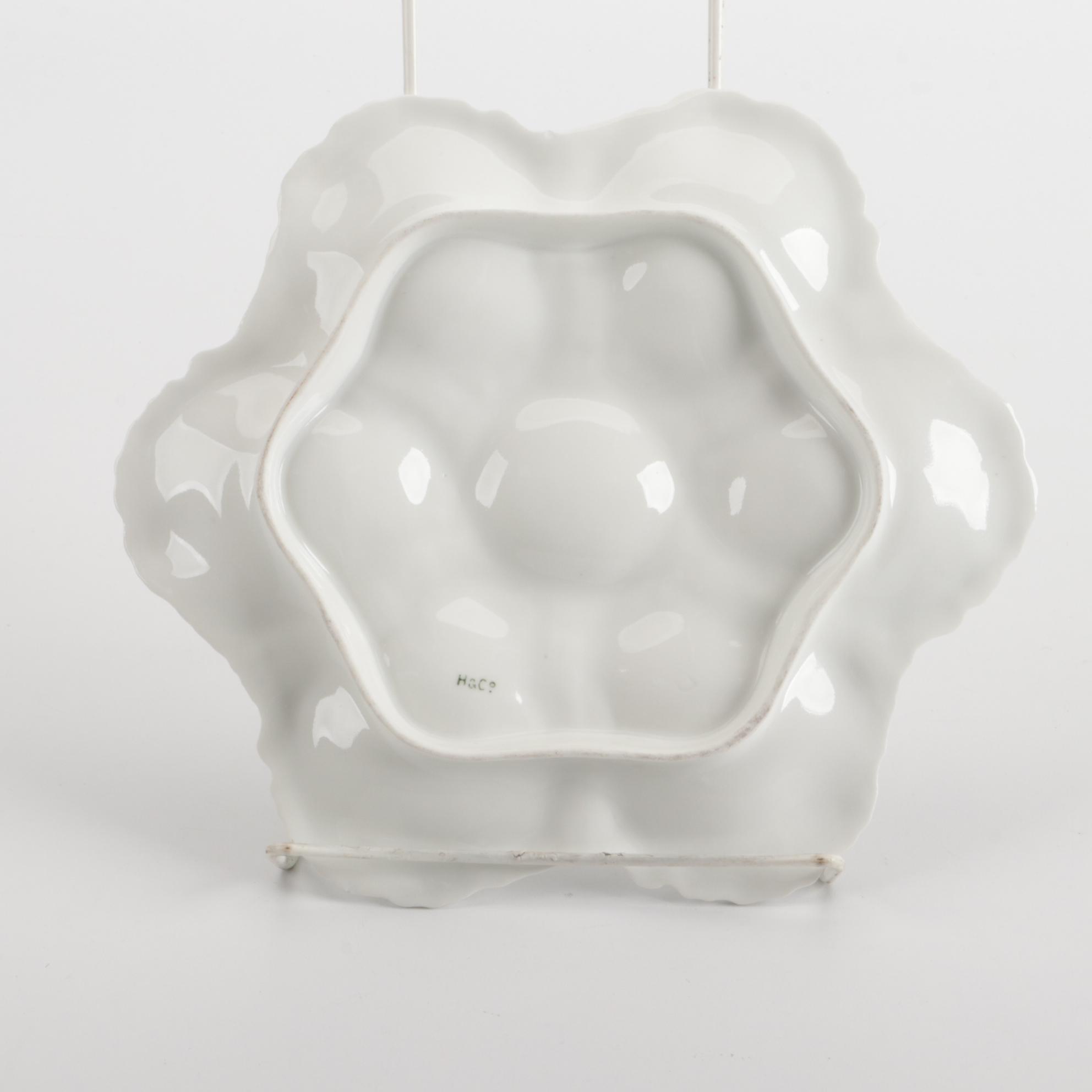 Haviland of Limoges Porcelain Oyster Plates, Late 19th Century