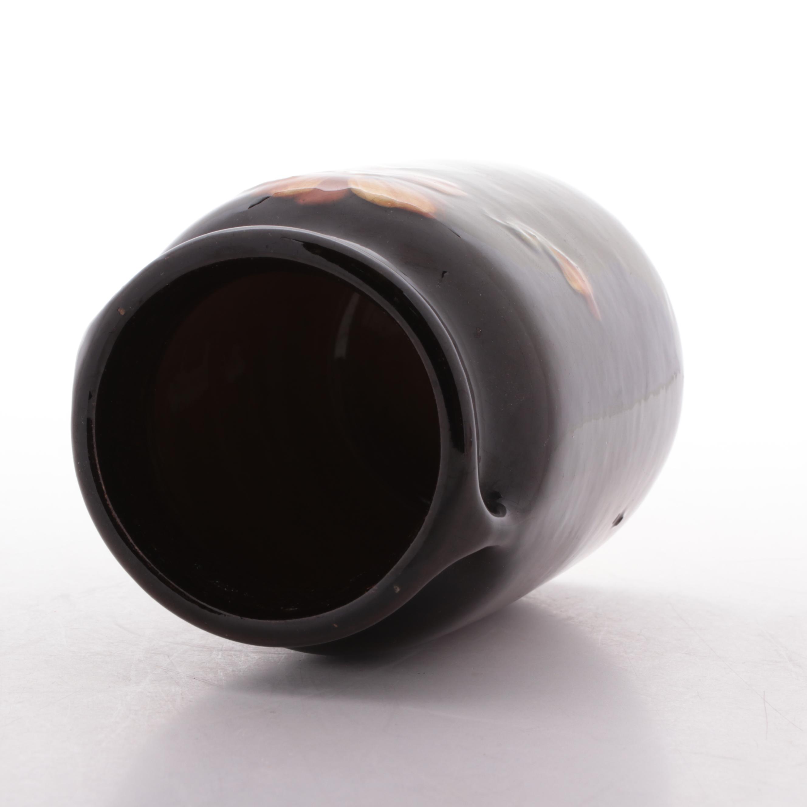 McCoy Pottery "Loy-Nel Art" Hand Painted Vase, Late 19th to Early 20th Century