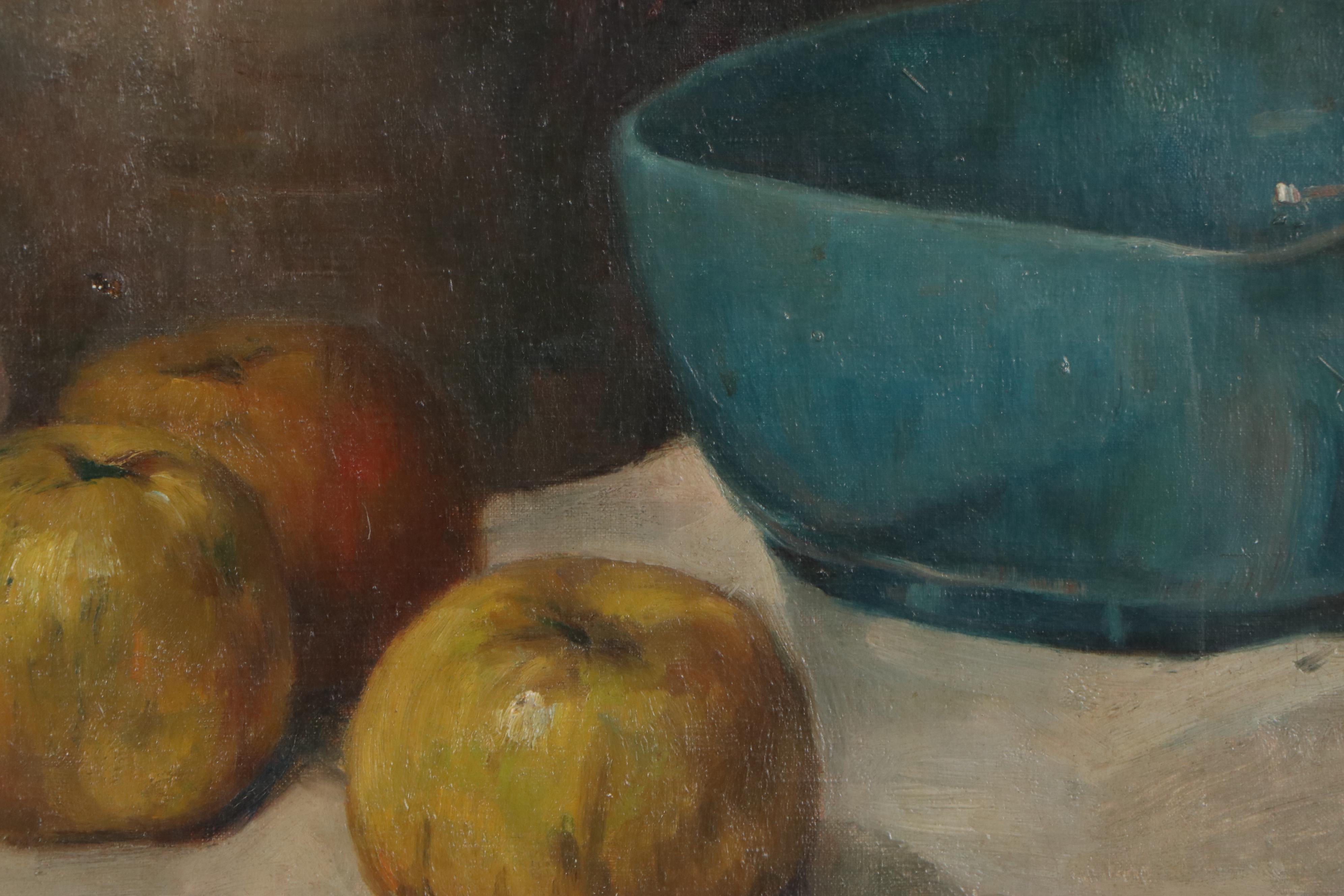 Henriëtte Johanna Reuchlin-Lucardie Still Life Oil Painting with Apples