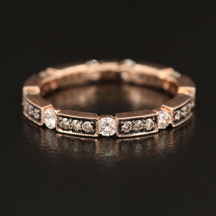 14K Diamond Band