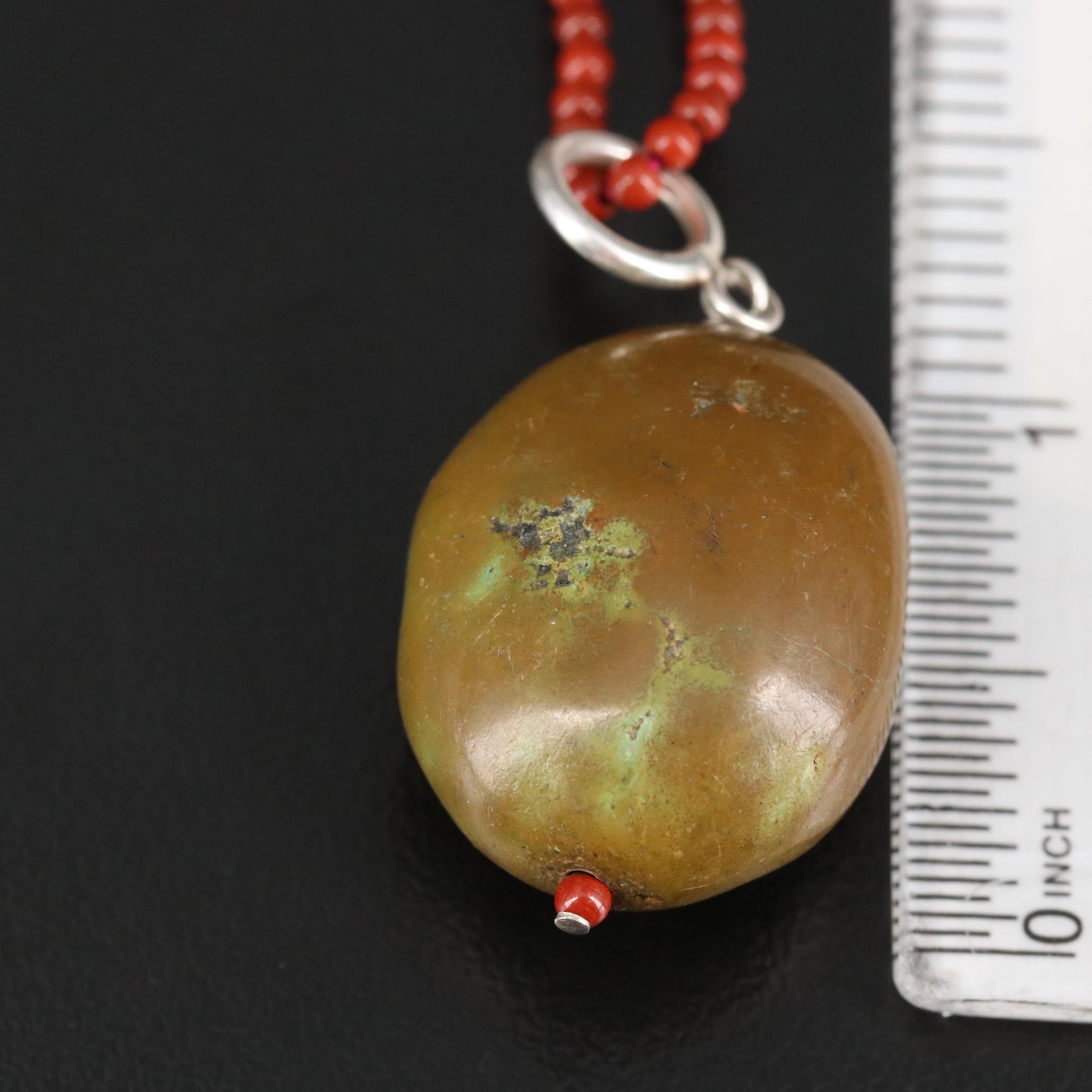 Necklaces Including Turquoise, Jasper and Coral with Sterling Findings