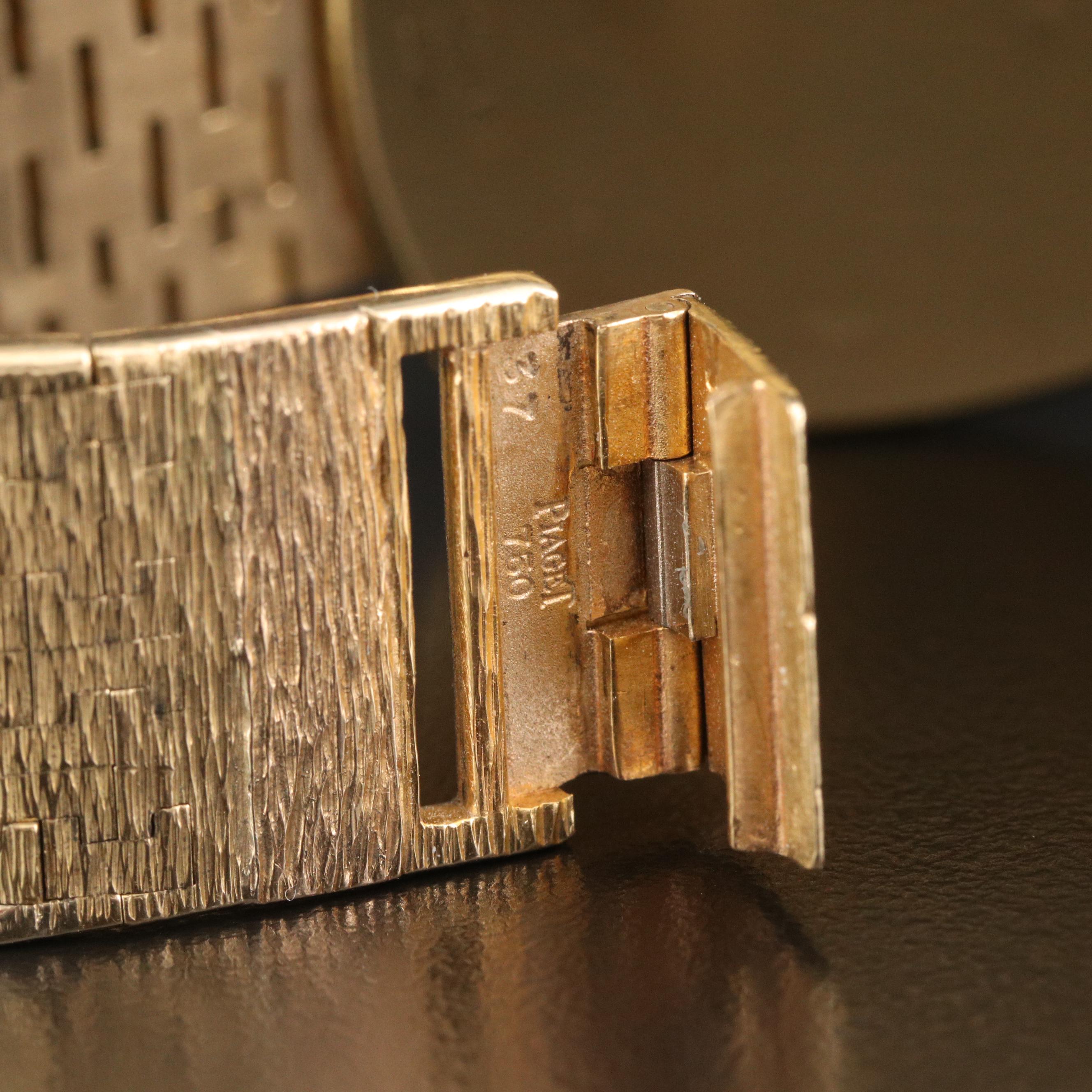 Vintage Piaget 18K Yellow Gold Automatic Watch