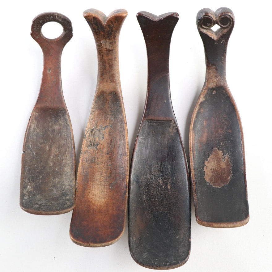 Indonesian Hand-Carved Wooden Spoons