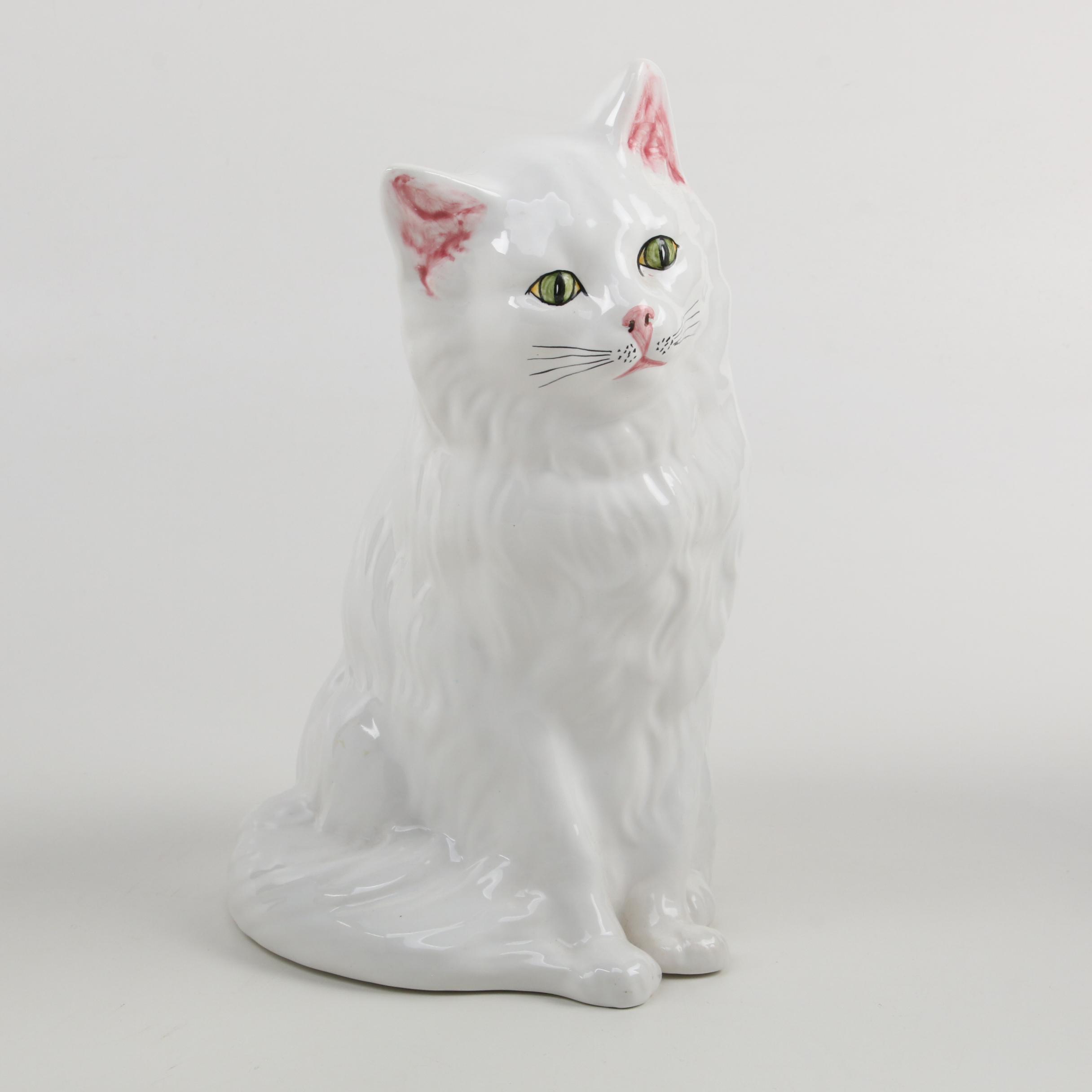 Roushdy Iskander Garas "The Golden Vase of Bast" Porcelain Vase and Other Décor