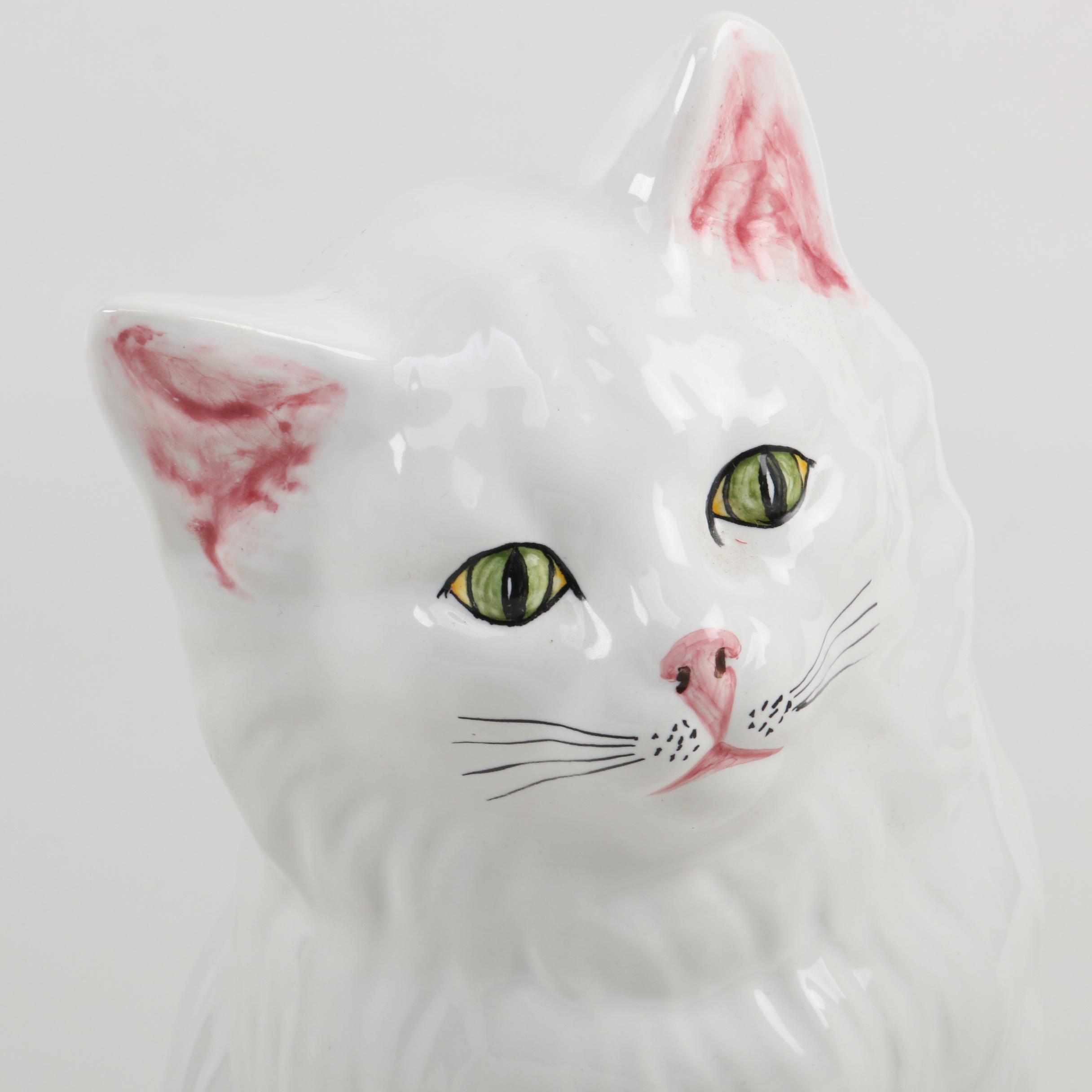 Roushdy Iskander Garas "The Golden Vase of Bast" Porcelain Vase and Other Décor