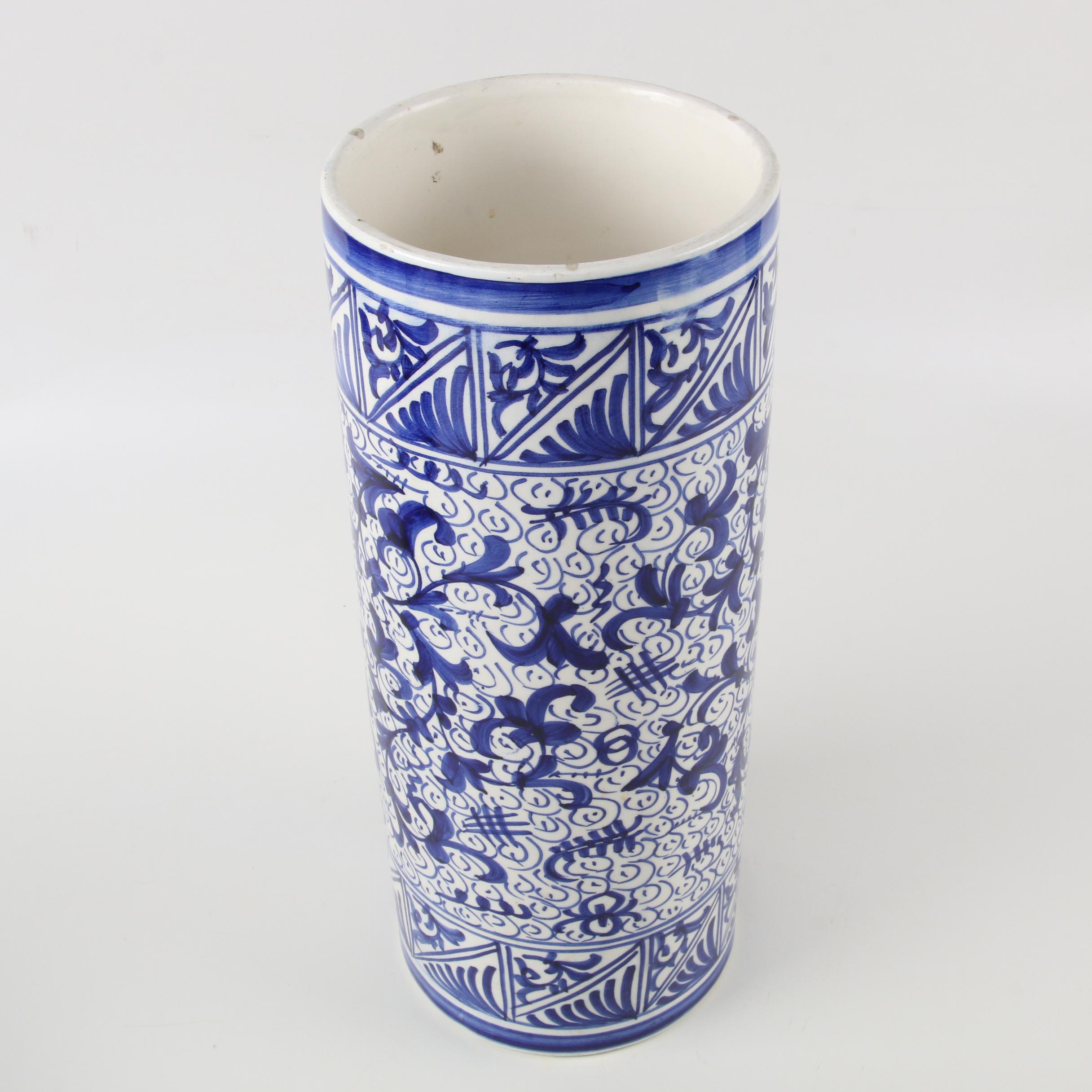 Roushdy Iskander Garas "The Golden Vase of Bast" Porcelain Vase and Other Décor