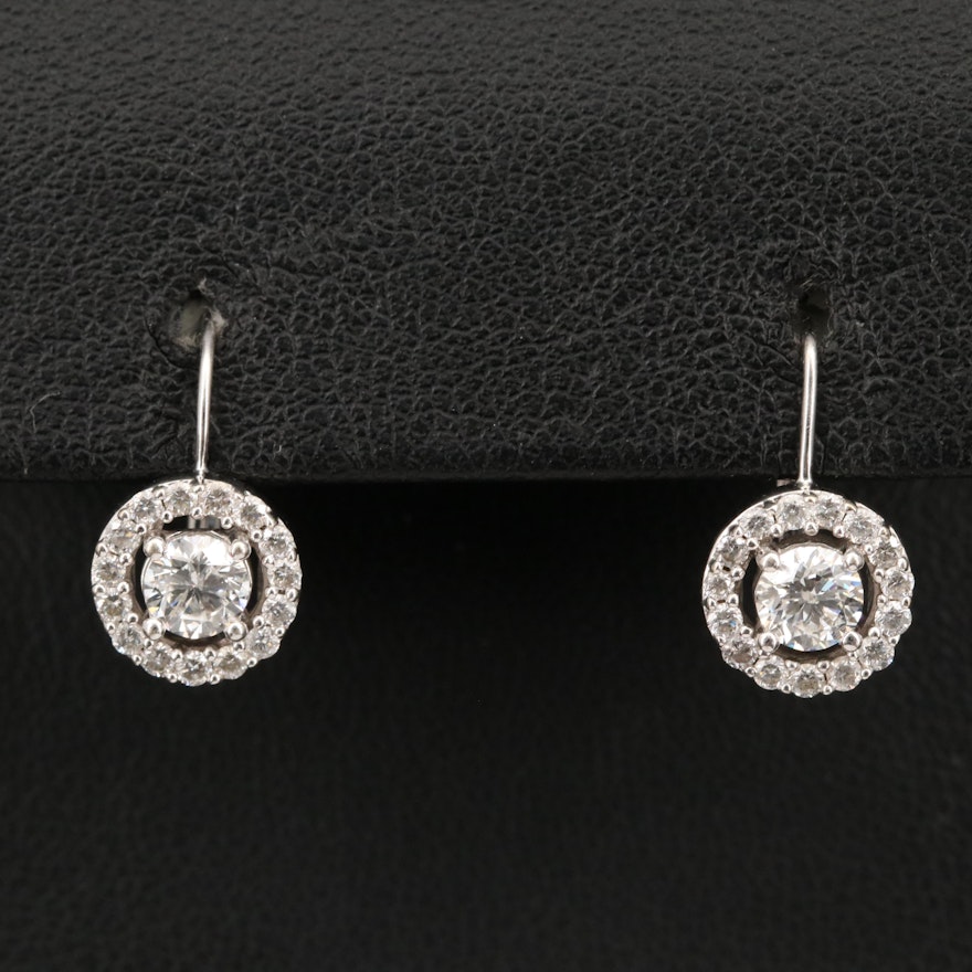 14K 1.01 CTW Diamond Earrings