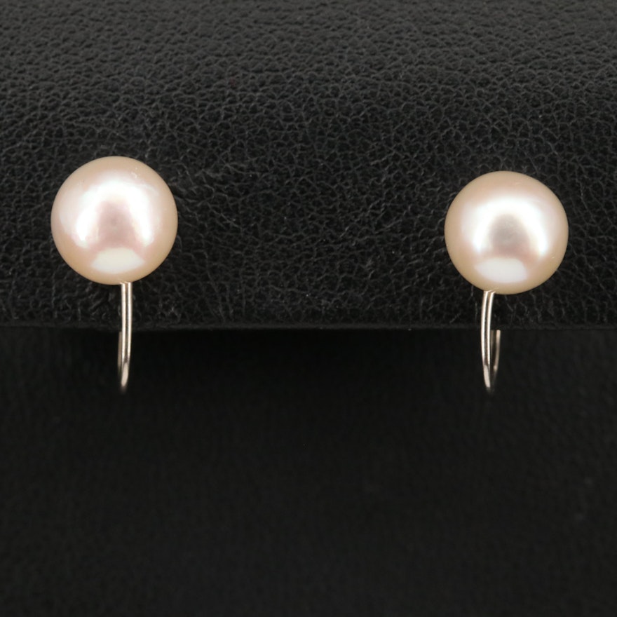 14K Pearl Earrings