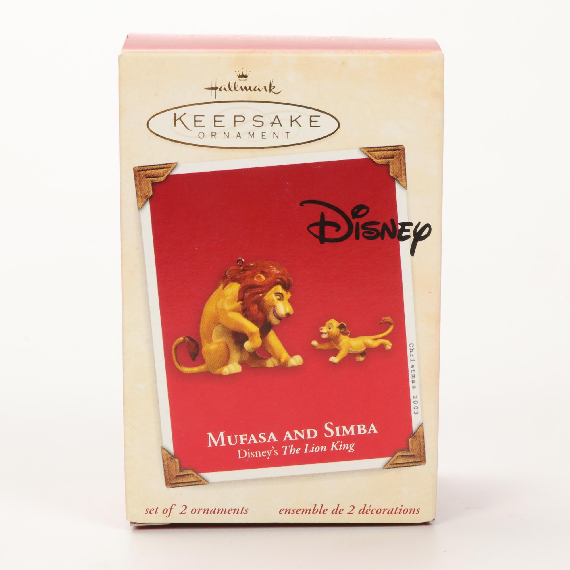 Hallmark Keepsake Disney's Movie "The Lion King" Holiday Ornaments